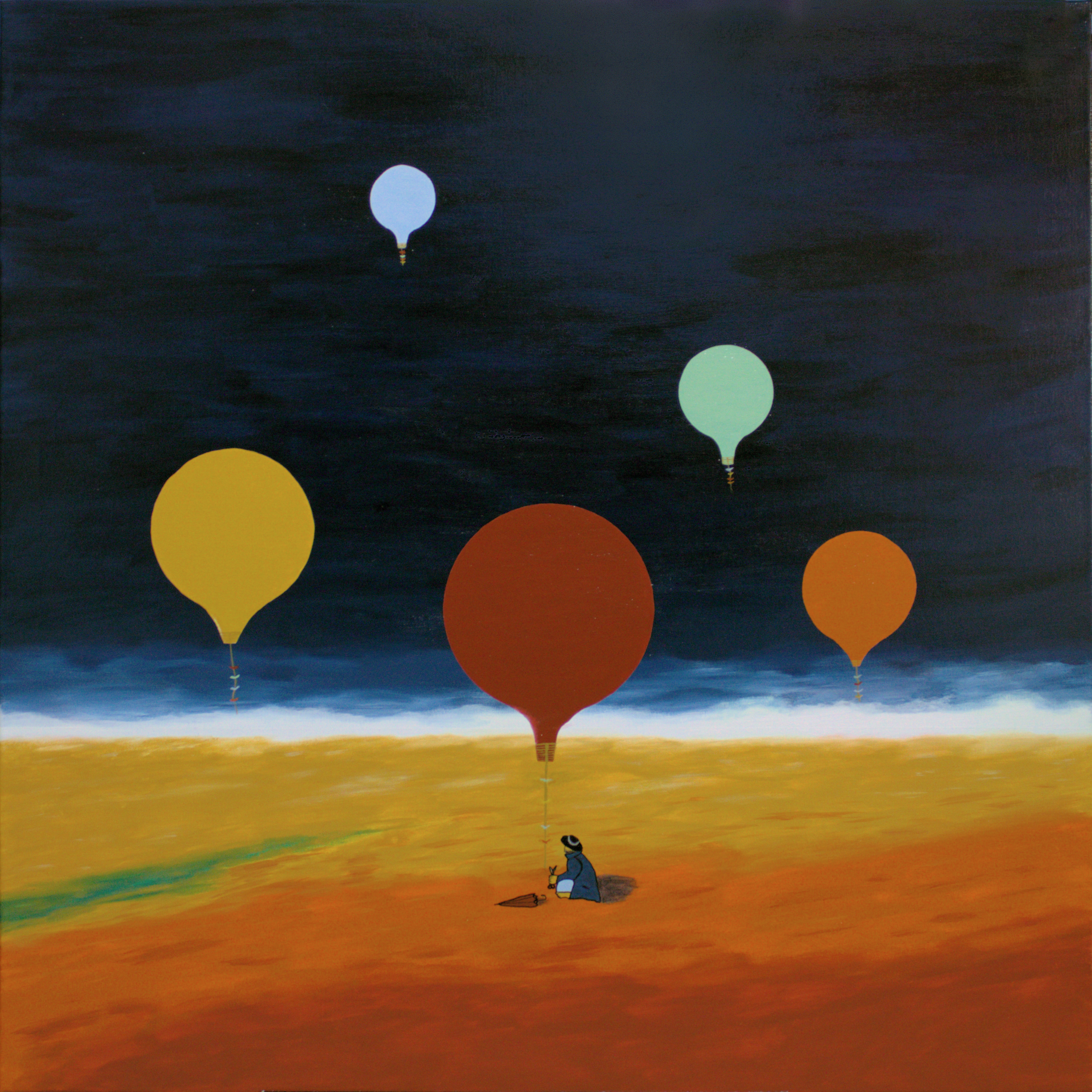 Farewell 90 x 90cm acrylic on canvas