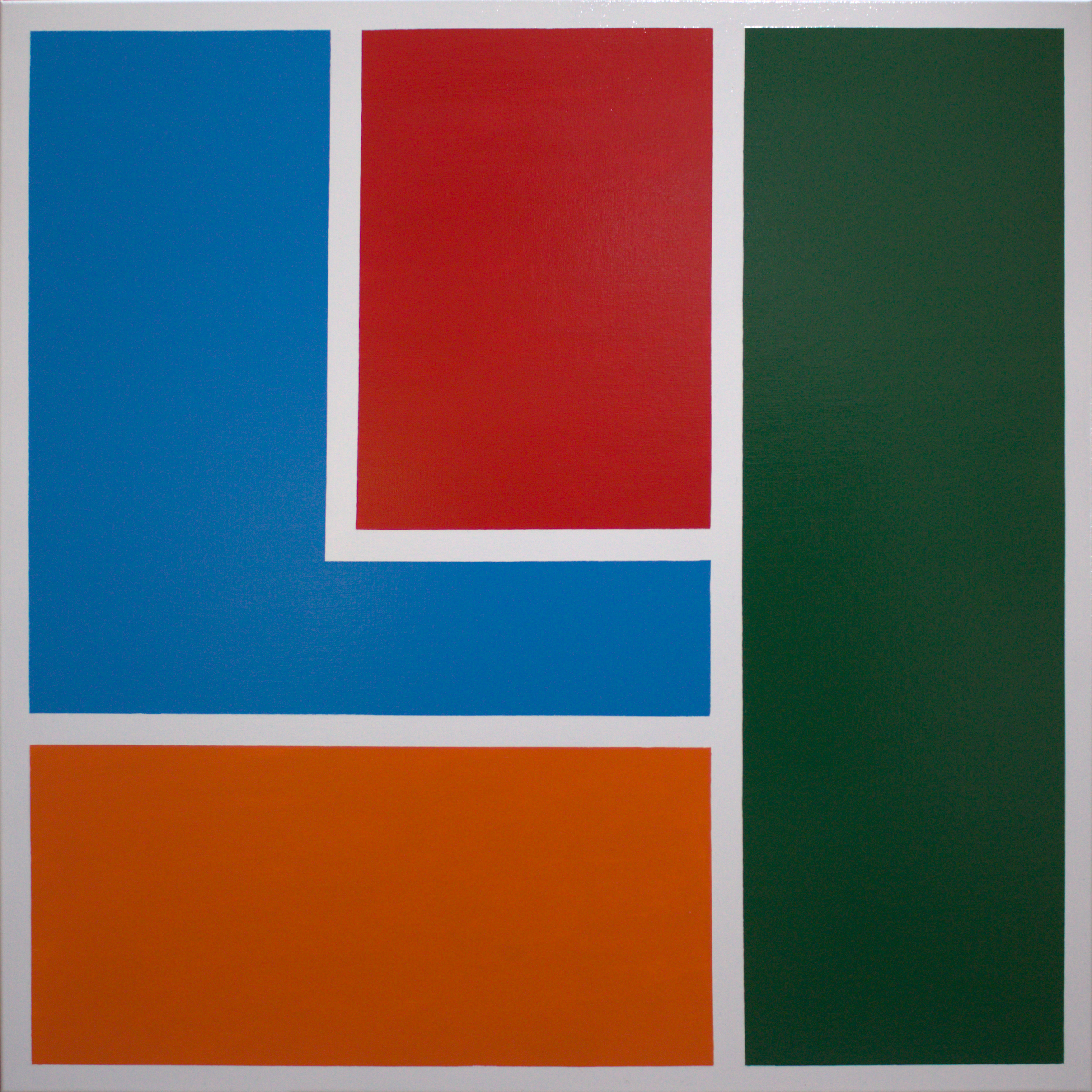 Shapes Rectangles 90 x 90cm acrylic on canvas