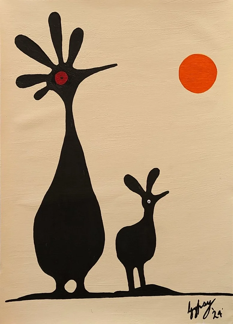 Discovery 20 x 28cm acrylic on paper