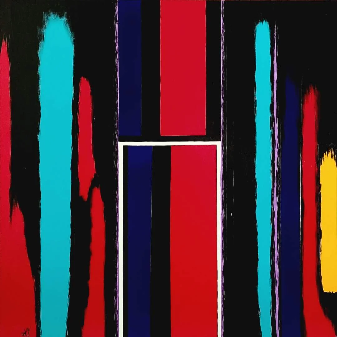 Untitled Number 51 90 x 90cm acrylic on canvas