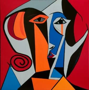 Unity of Emotion 90 x 90cm acrylic on canvas