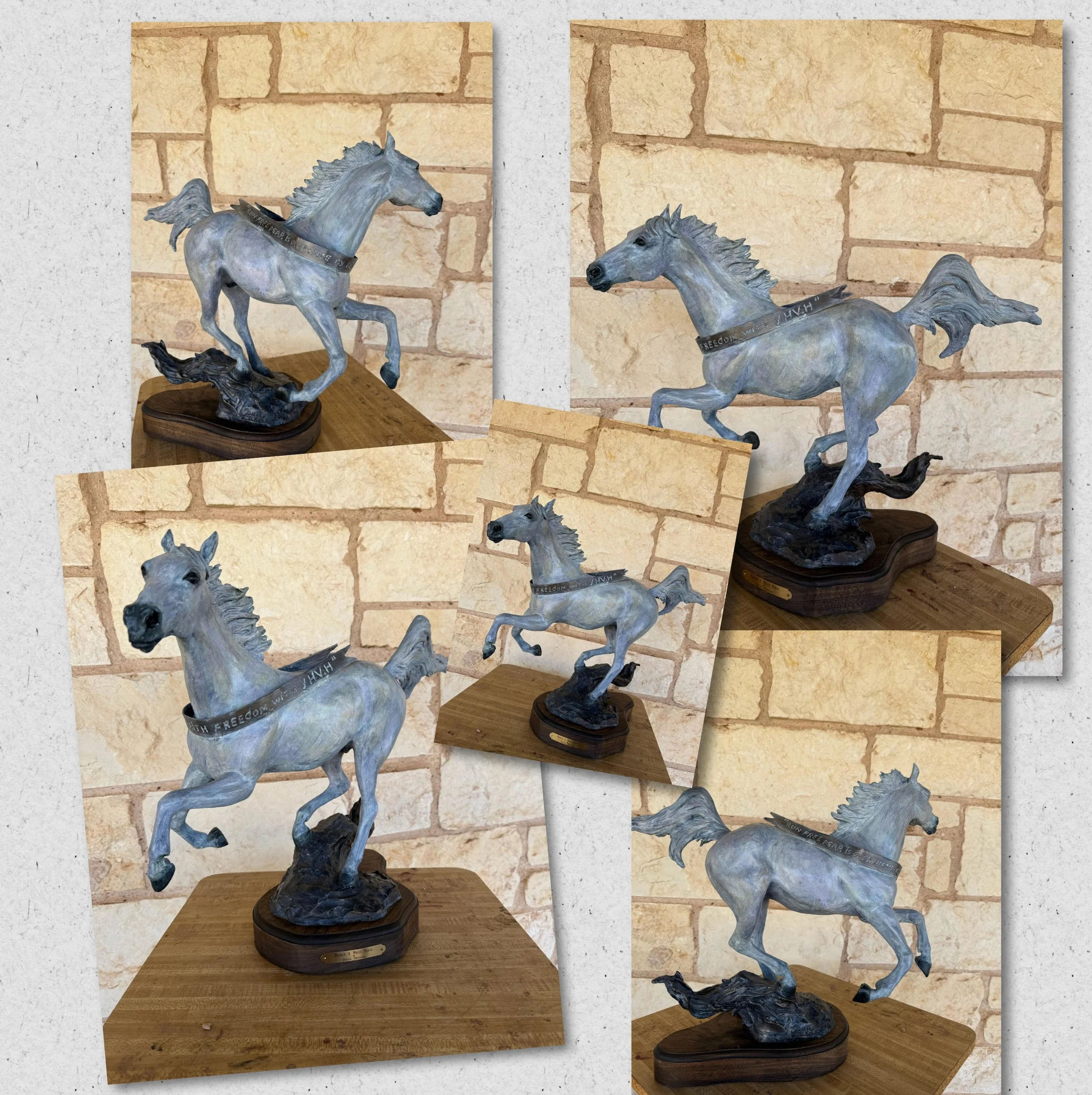 "Behold the White Horse" • Edition 1 of 10 • Bronze • Size: 18” long x 8” wide x 18” tall • Price $2800