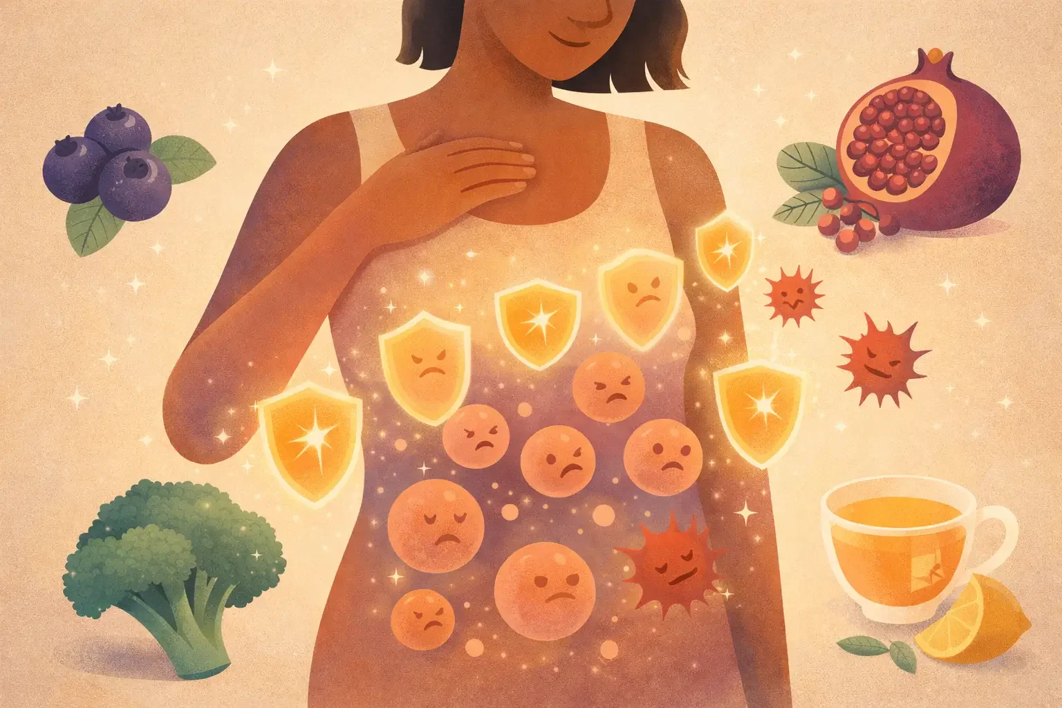 The Quiet Bodyguards: How Antioxidants Help Protect Your Cells