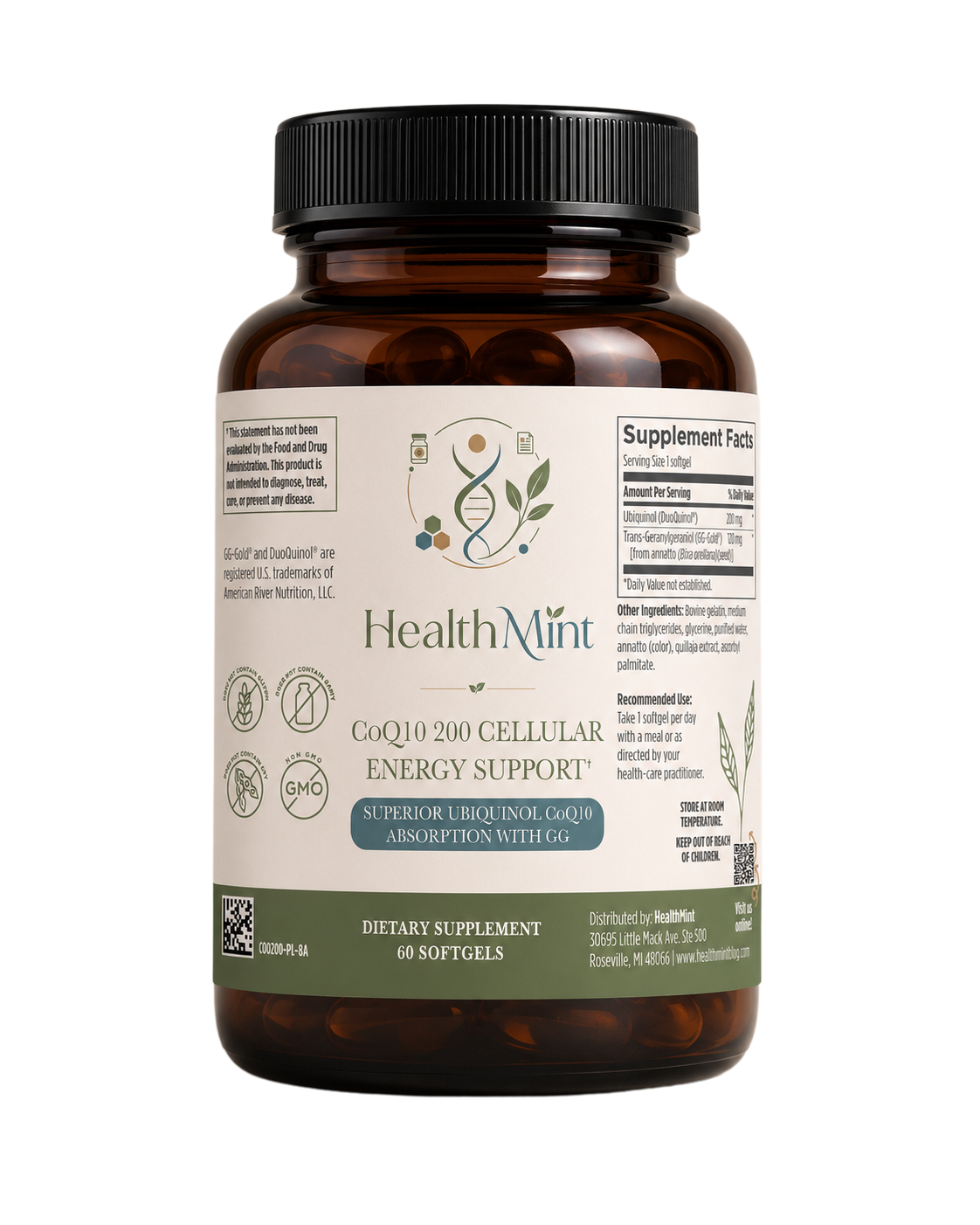CoQ10 200 Cellular Energy Support