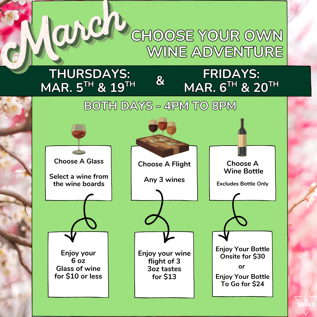 Wine Tasting: Choose Your Own Adventure (Copy)