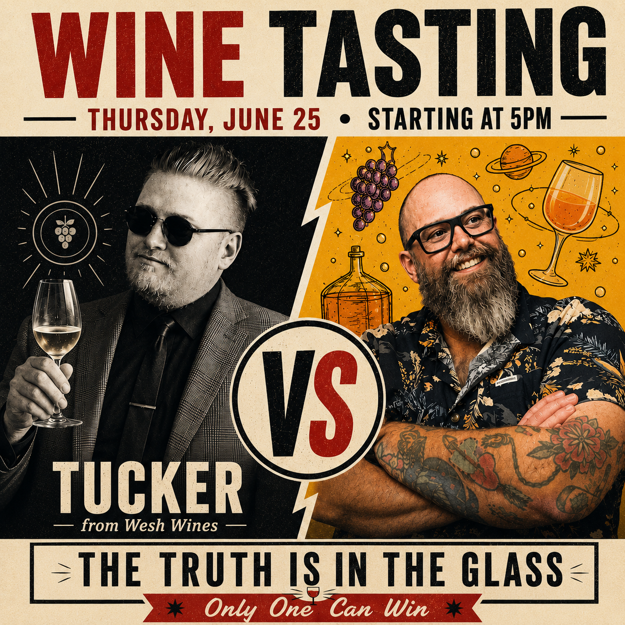 Clayton VS Tucker Tasting Event!
