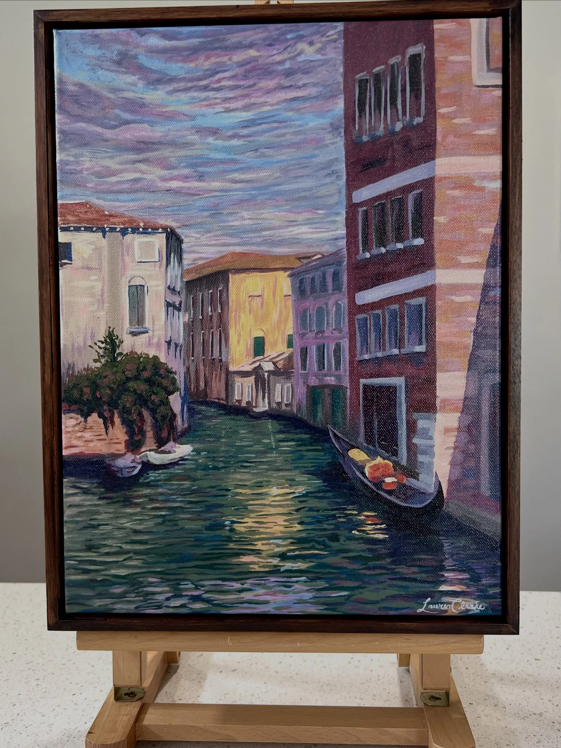 Venetian Calm, 2026 (SOLD)

A small unassuming canal, found while wandering the endless maze of bridges. Every choice is spontaneous and I listen to my body to find the next direction. That is my favourite way to experience a new city.

A piece from 