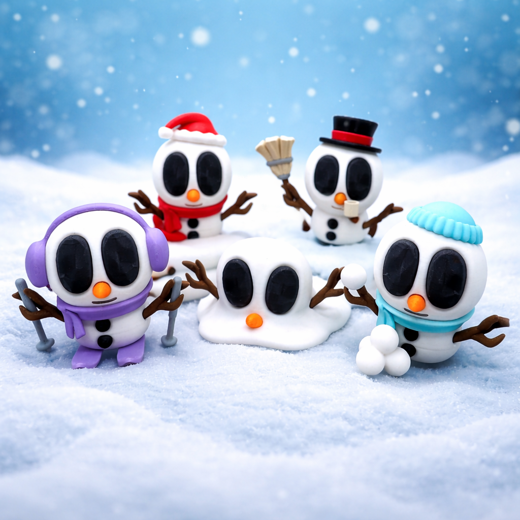 Snowblobs Schneemann Figuren