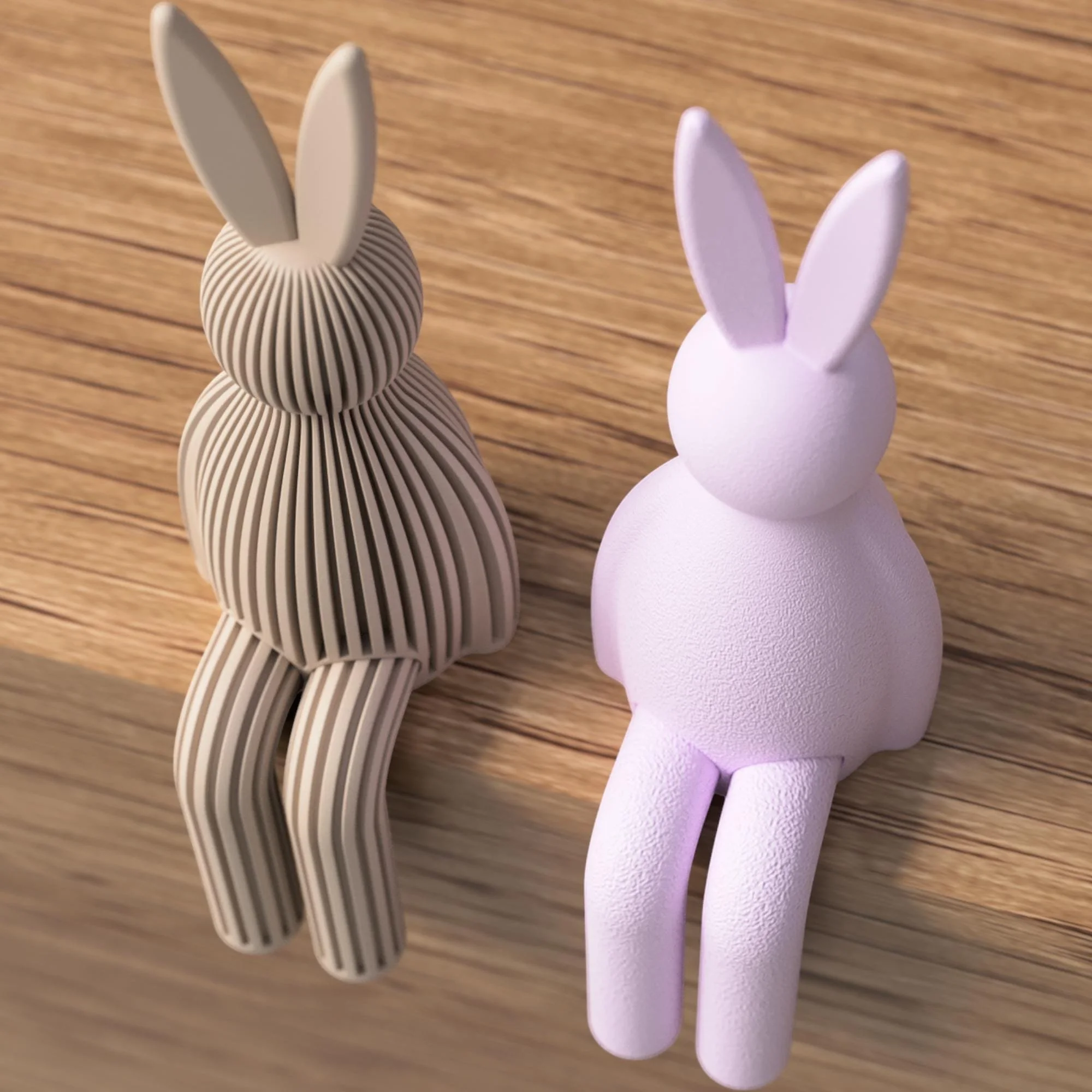 Japandi Osterhase Sitzfigur 22,8 cm