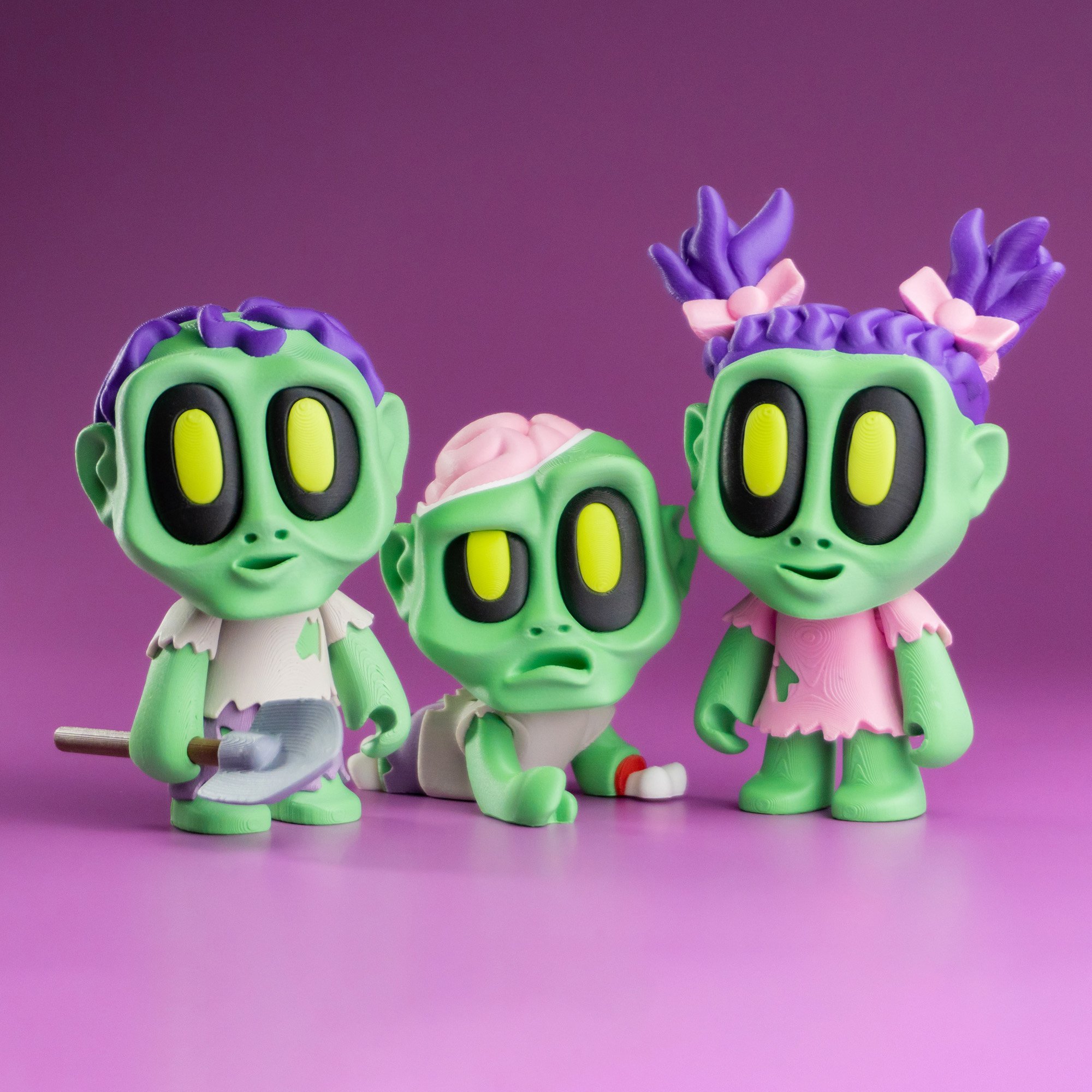 Bewegliche Mini Zombie Figuren