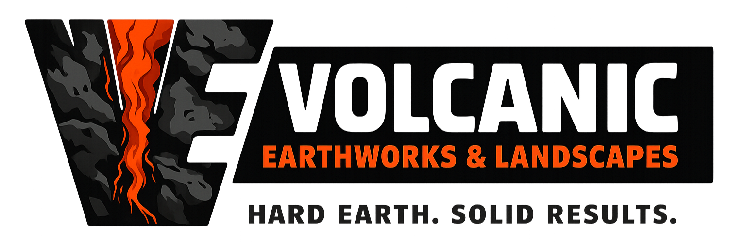 Volcanic Earthworks & Landscaping Logo