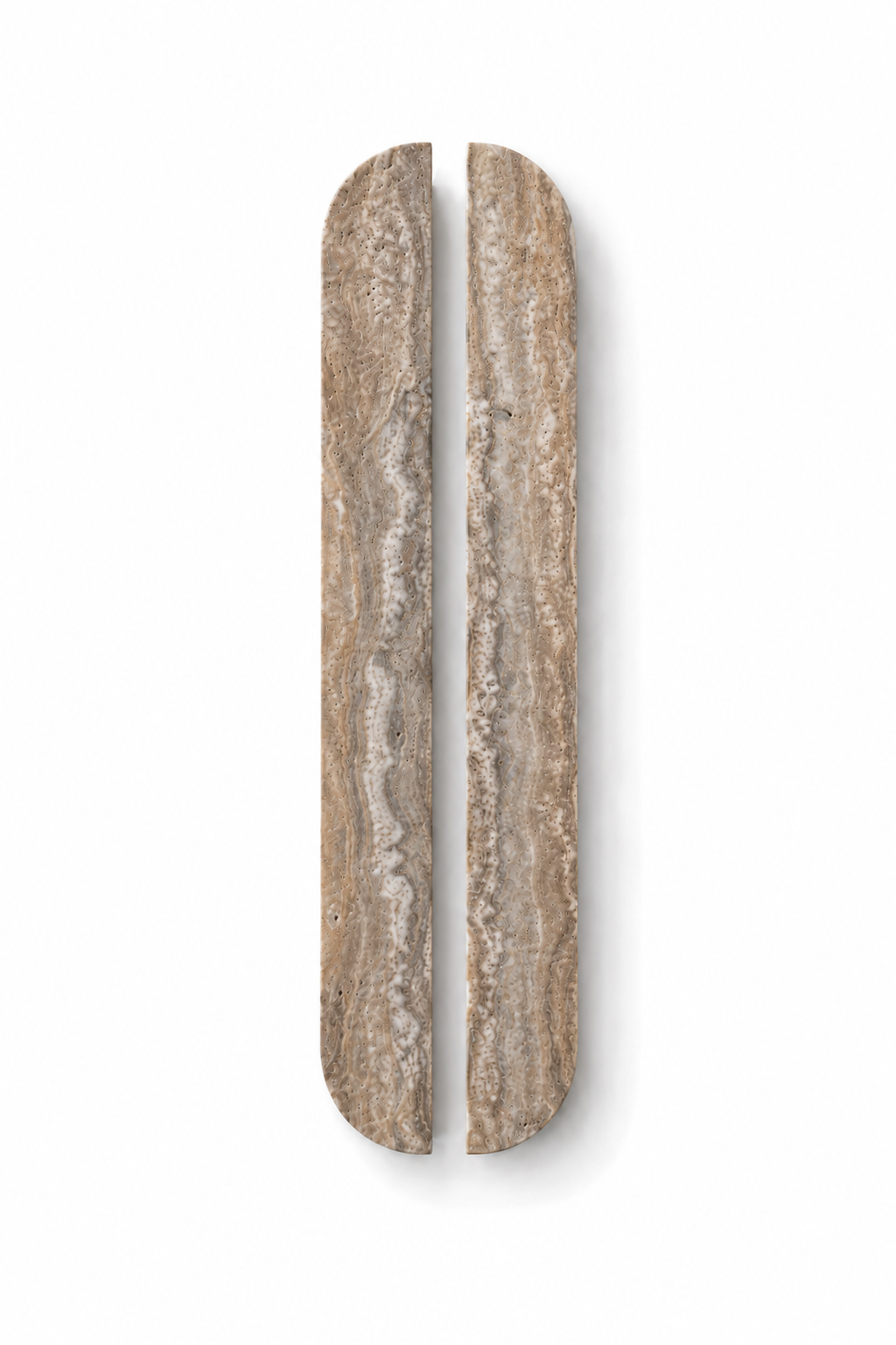 32cm Silver Travertine