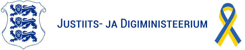 Justiits- ja digiministeerium logo. DataSky'd usaldavad paljud.