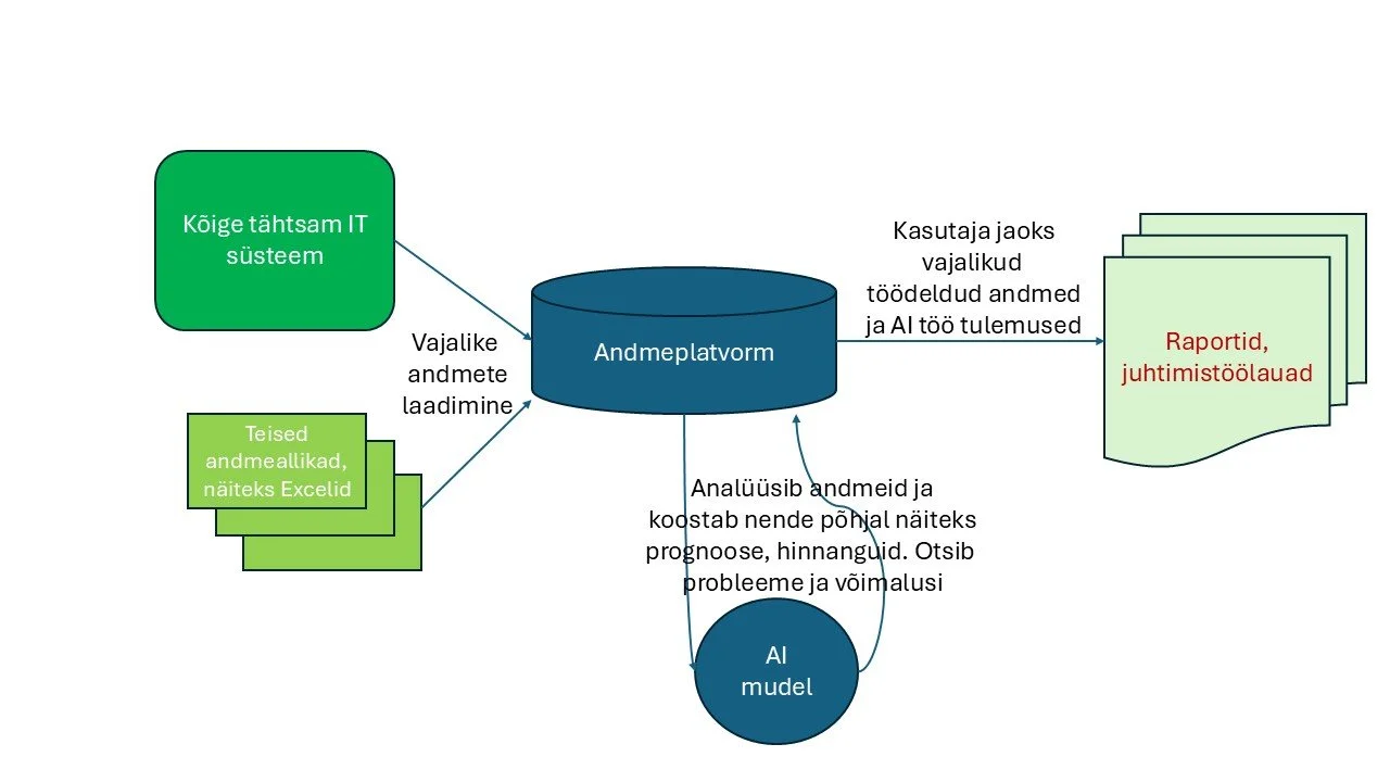 Andmeanalüütika ja AI kasutamine keskmise suurusega ettevõttes