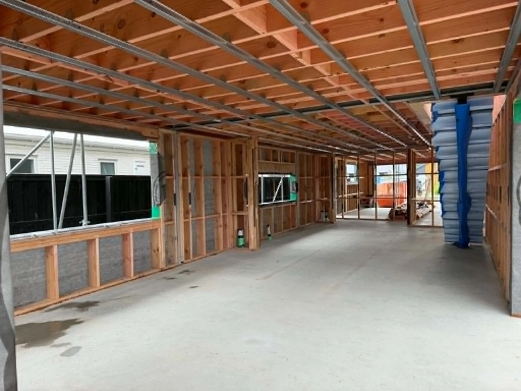 Framing for a residential new build home in Christchurch