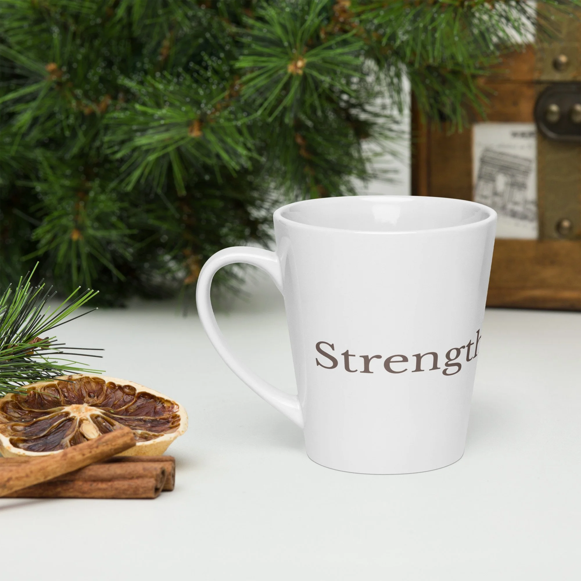 Strength In Stillness - Latte mug