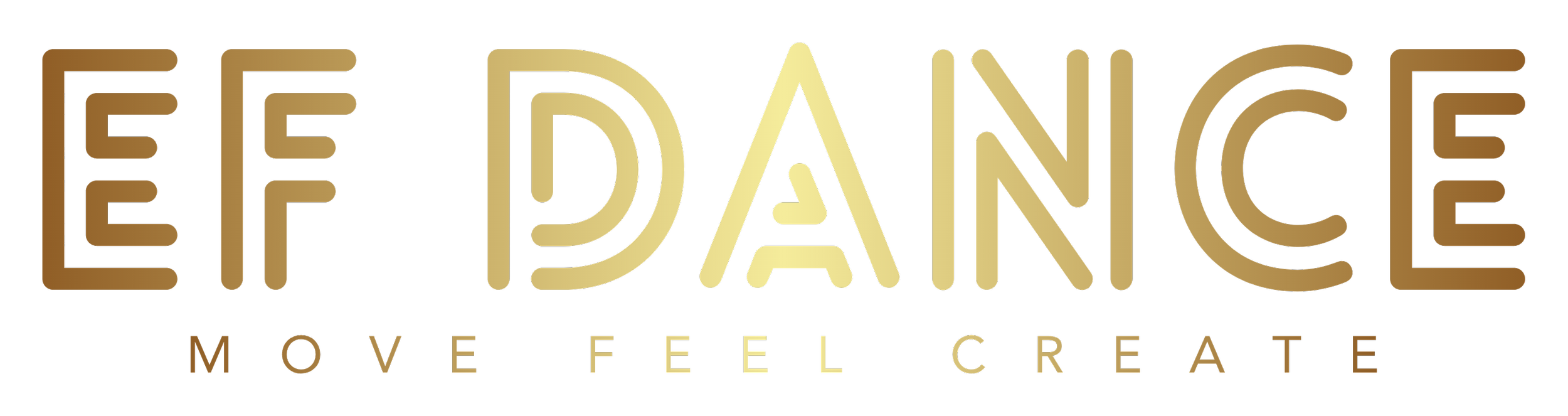 ET DANCE logo with the words MOVE, FEEL, CREATE beneath it.