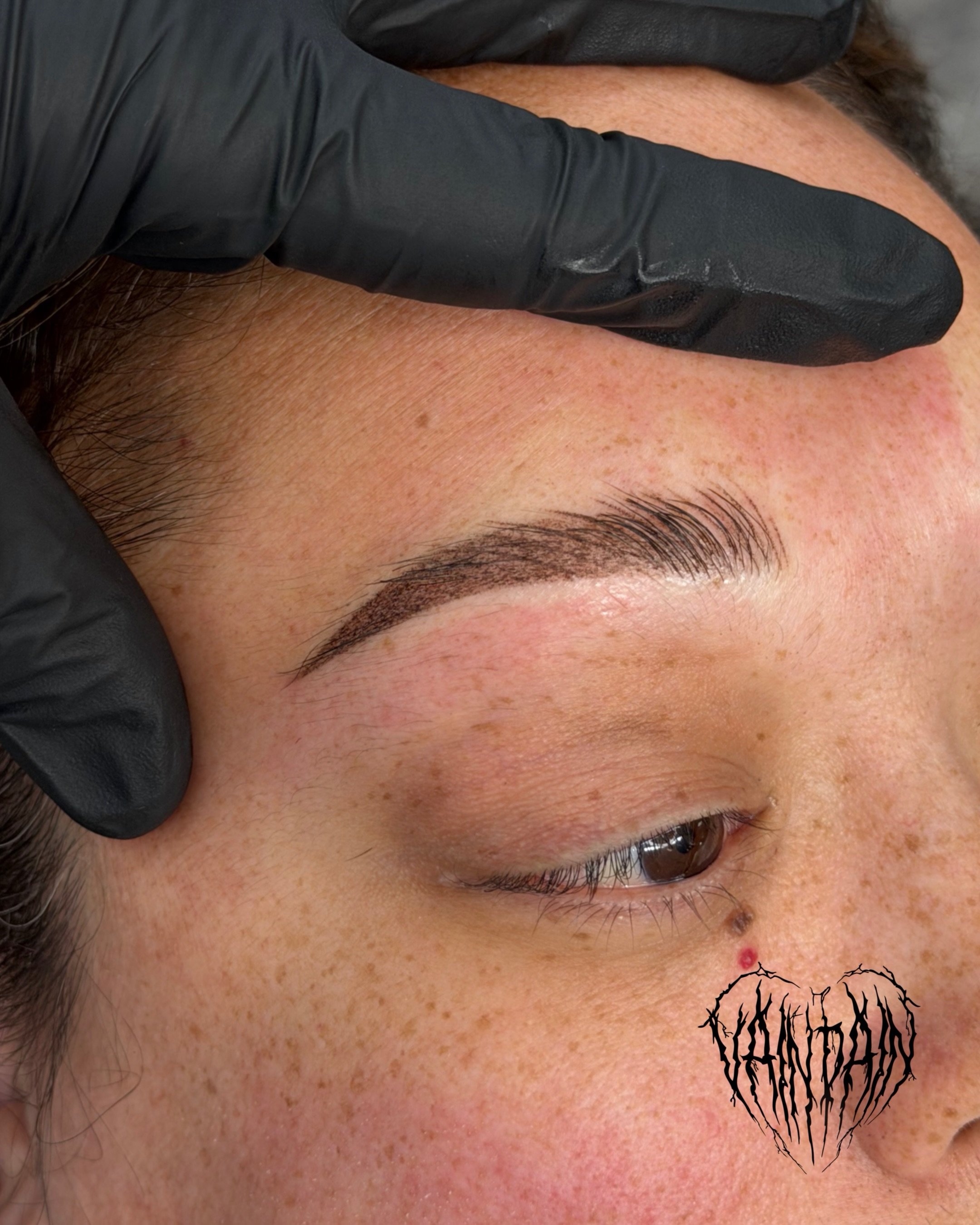 Sawwwft af Combination brows for Brooke ✨
Love how these look 😍 Not blocky, not fake looking.

Will heal 40-60% softer, and in 4-8 weeks, we do add as much pigment back as we need. 

Service: Combo Brows
Using: @vaiderzneedles @hanafy.australia @han