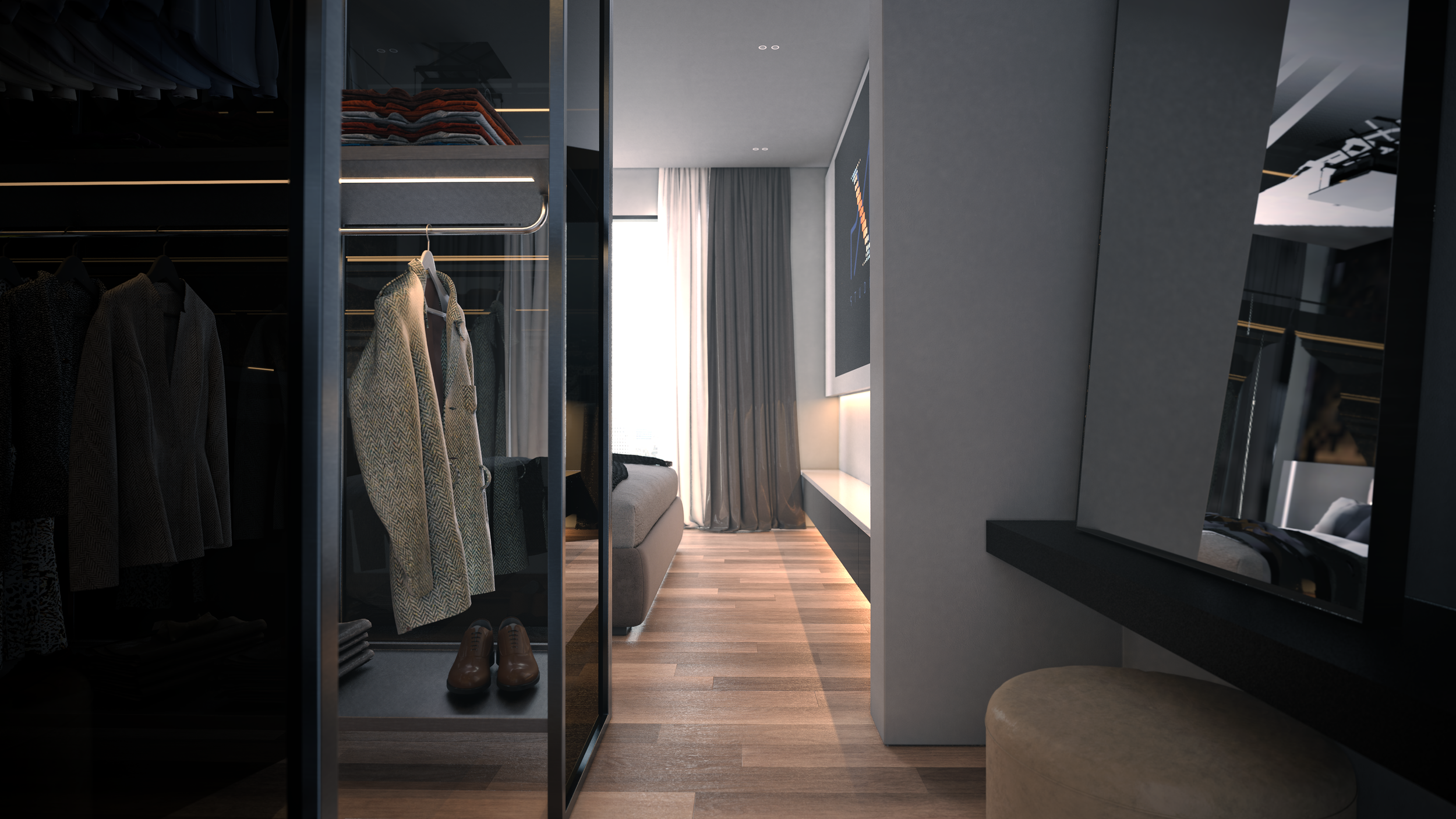 Grey Bedroom