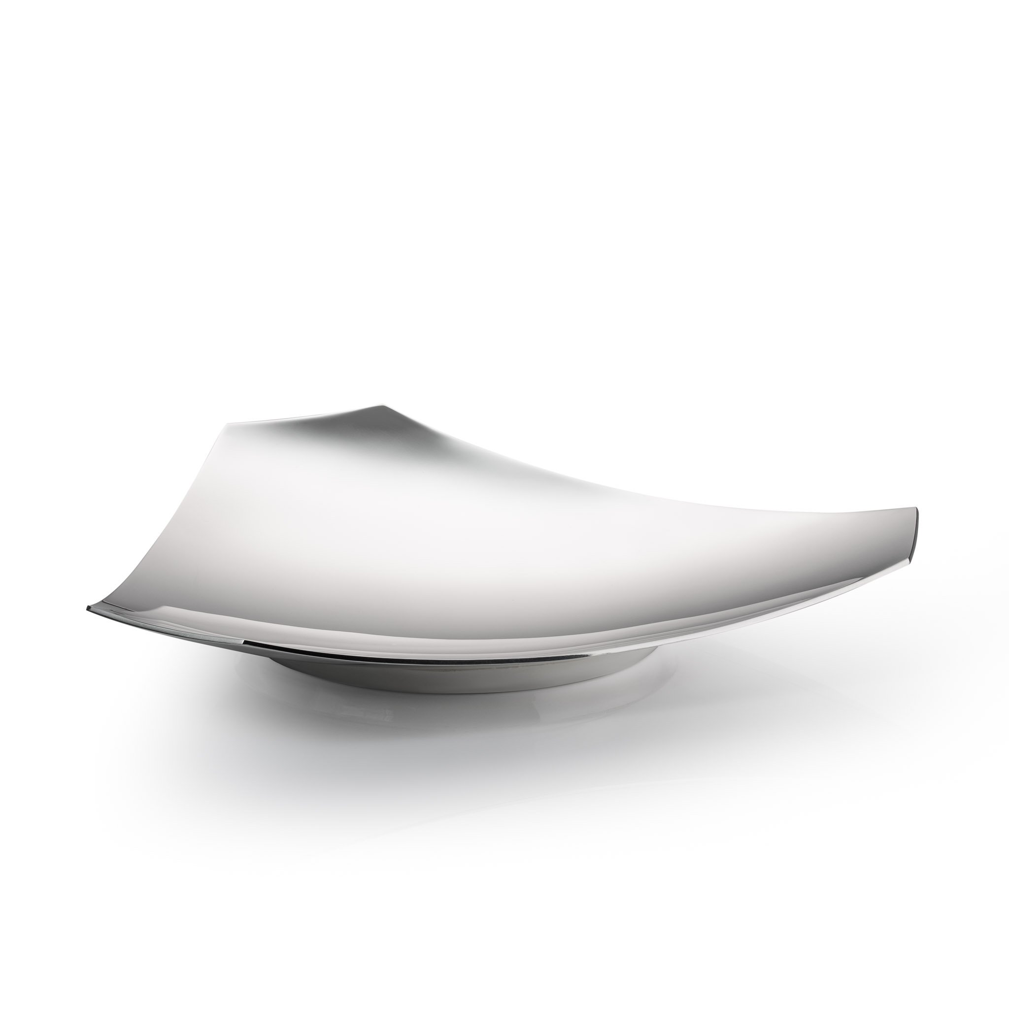 A sterling silver plate by silversmith Harry Stokes.