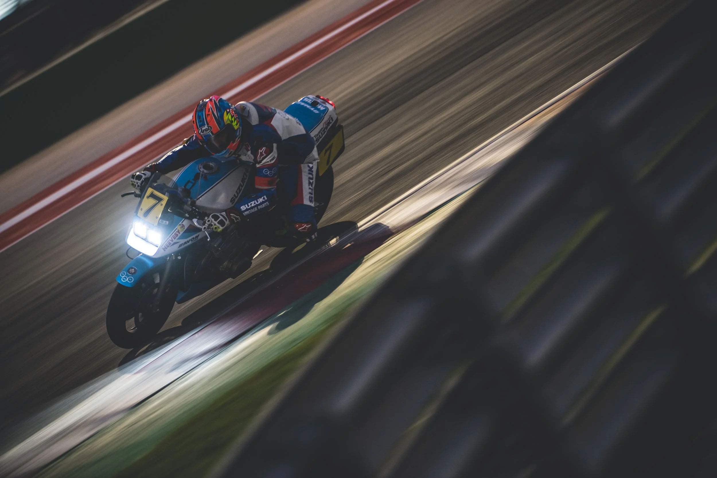 Michael Neeves racing the Team Classic Suzuki Katana in the European Classic Endurance Championship. Picture by Jamie Morris