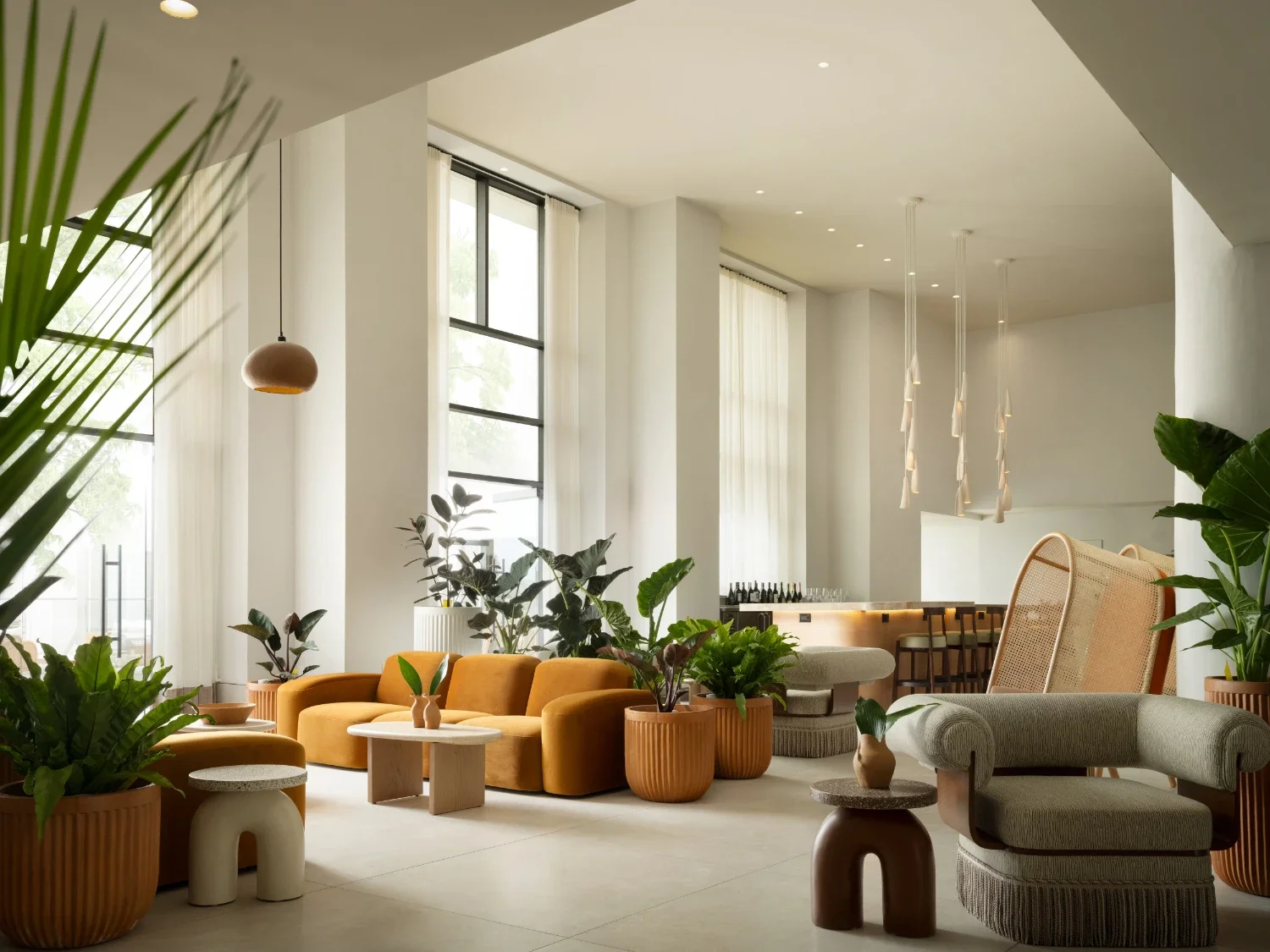 Open living room