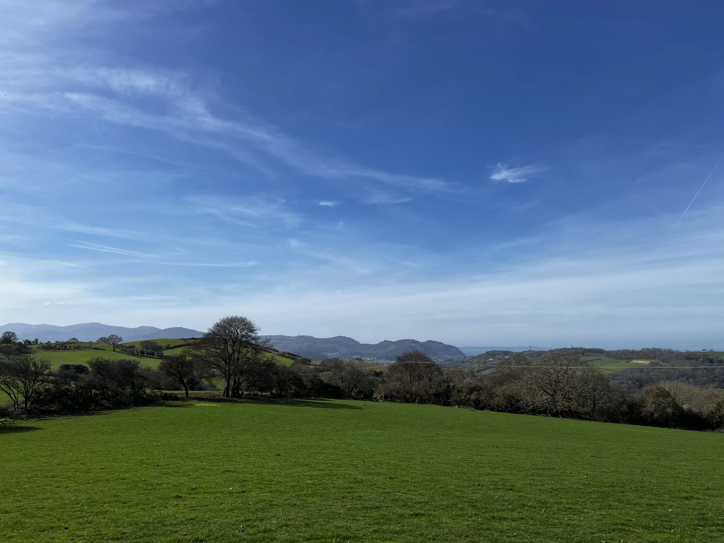 View of Conwy from the practice room