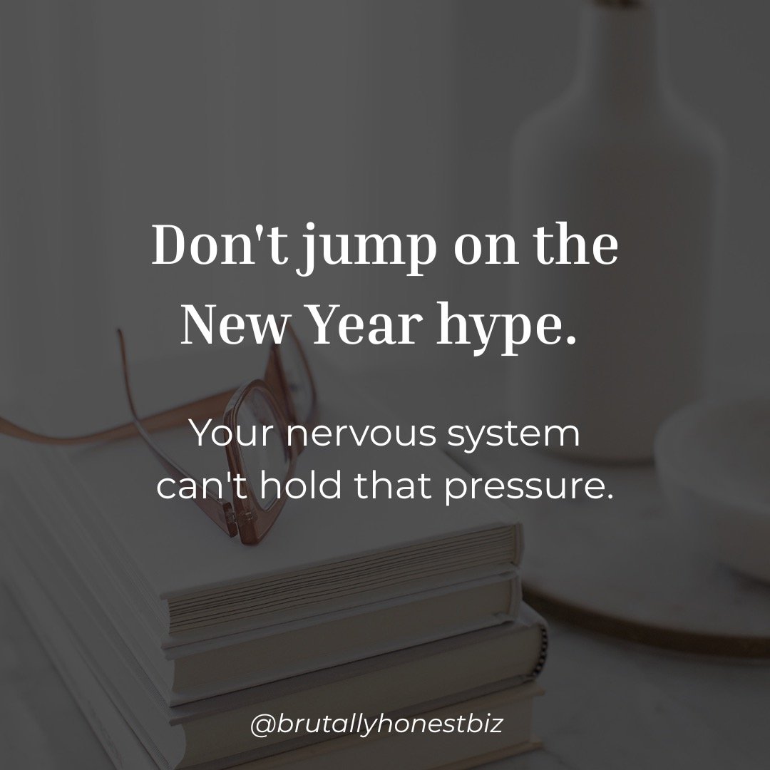 There&rsquo;s a lot of New Year pressure to get moving right away.
To plan, reset, set goals, and prove to yourself that this year will be different.

But we&rsquo;re still in the middle of winter, at least here in the northern hemisphere, and our bo
