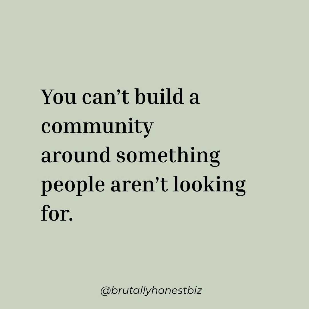 Most people don&rsquo;t actually struggle with building a community.
They struggle with building an audience.

They skip the hardest part &mdash; learning how to get people&rsquo;s attention &mdash;
and jump straight into creating offers.

The truth 