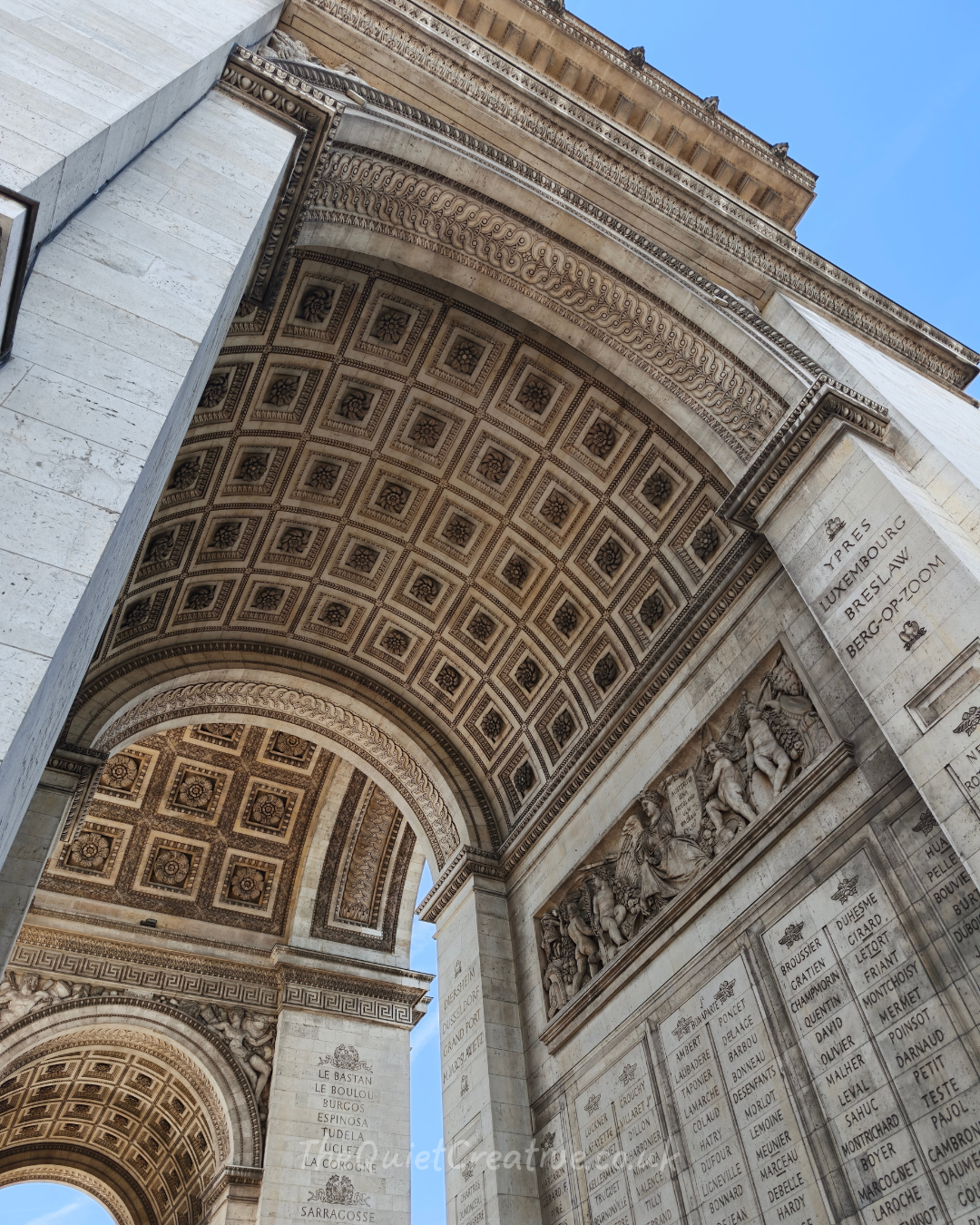 Coffered Vault Ceiling of Arc De Triomphe