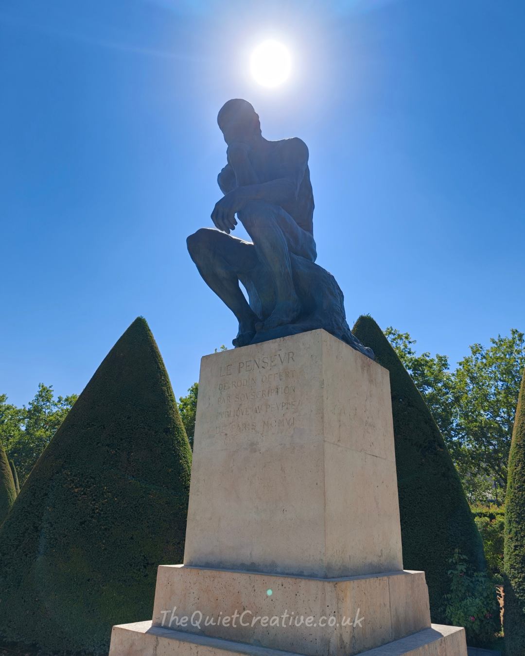 The Thinker by Auguste Rodin