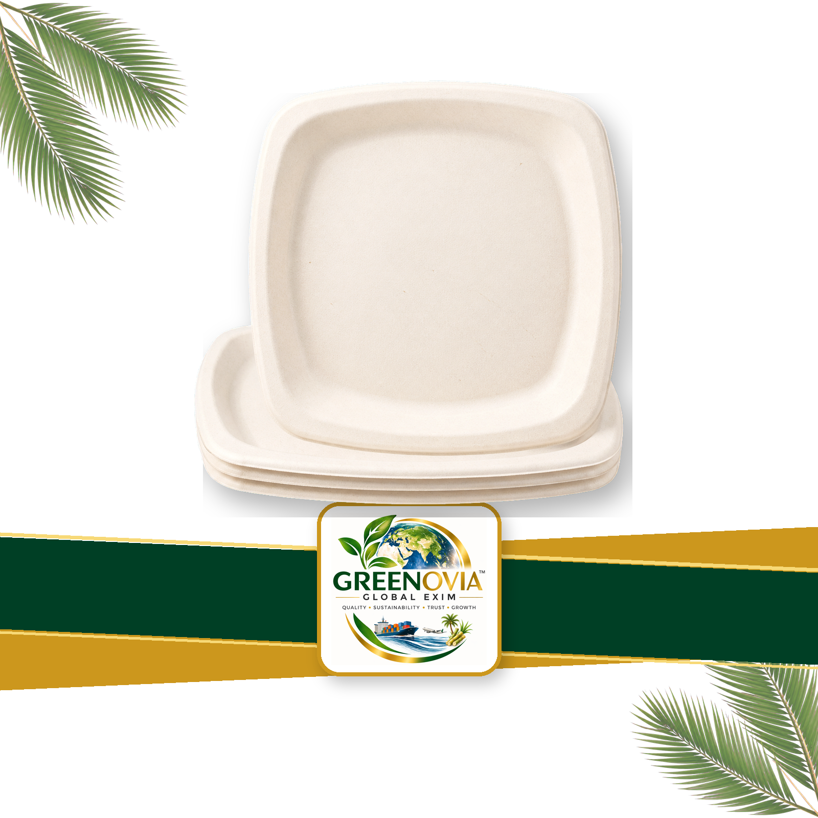 BAGASSE OVAL TRAY