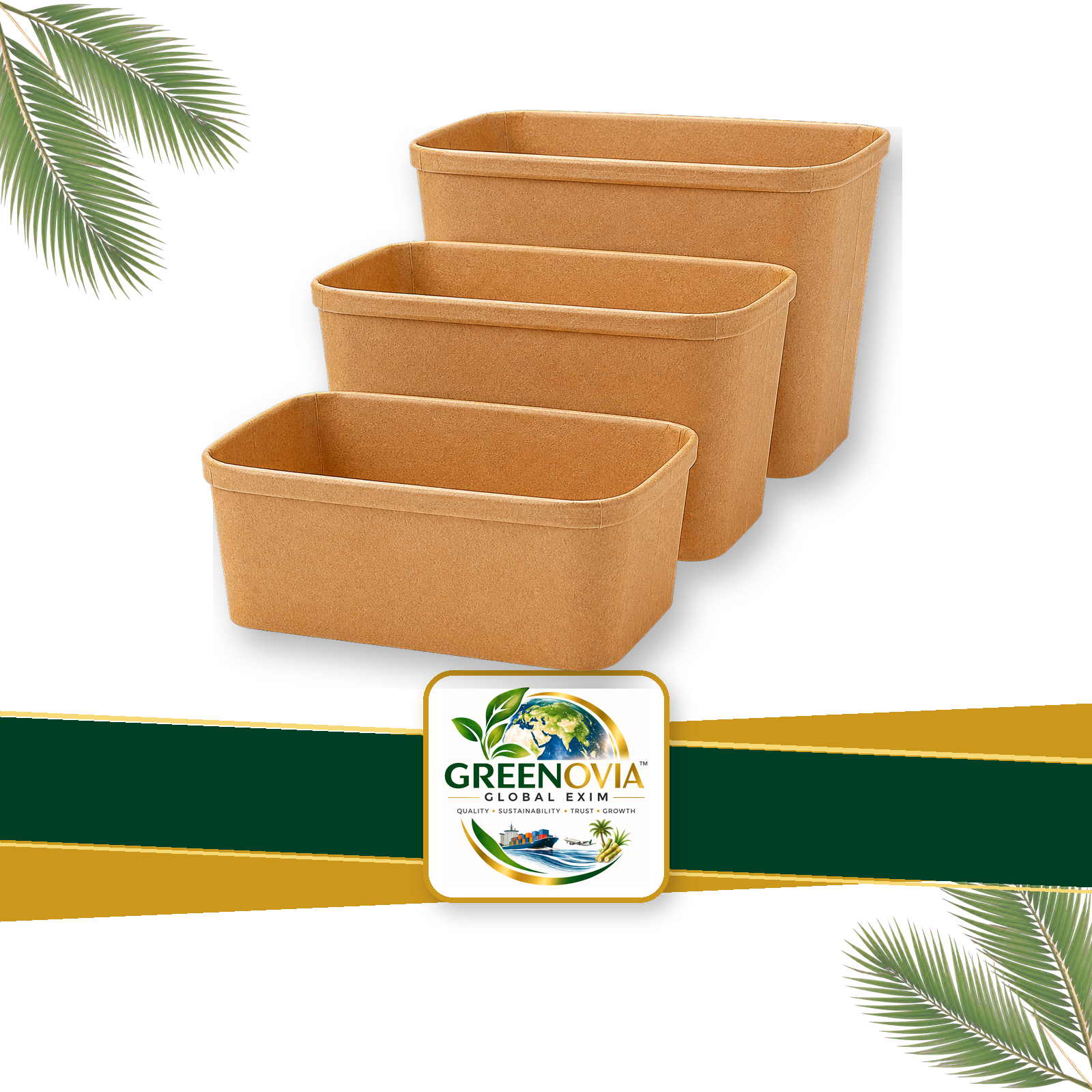 SUGARCANE BAGASSE SQUARE TAKEAWAY CONTAINER