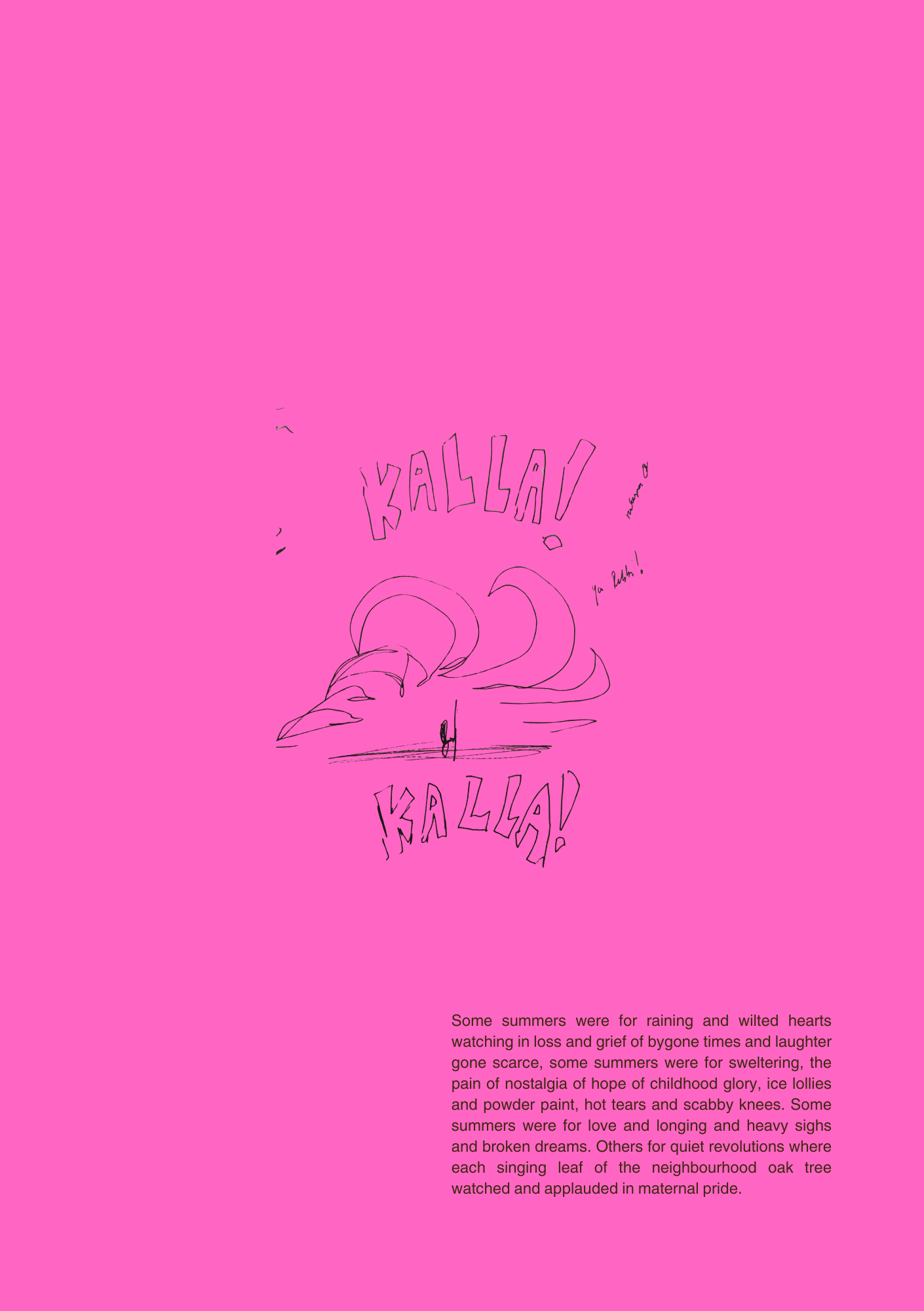 Revolutionary SUMMER A5 PRINT