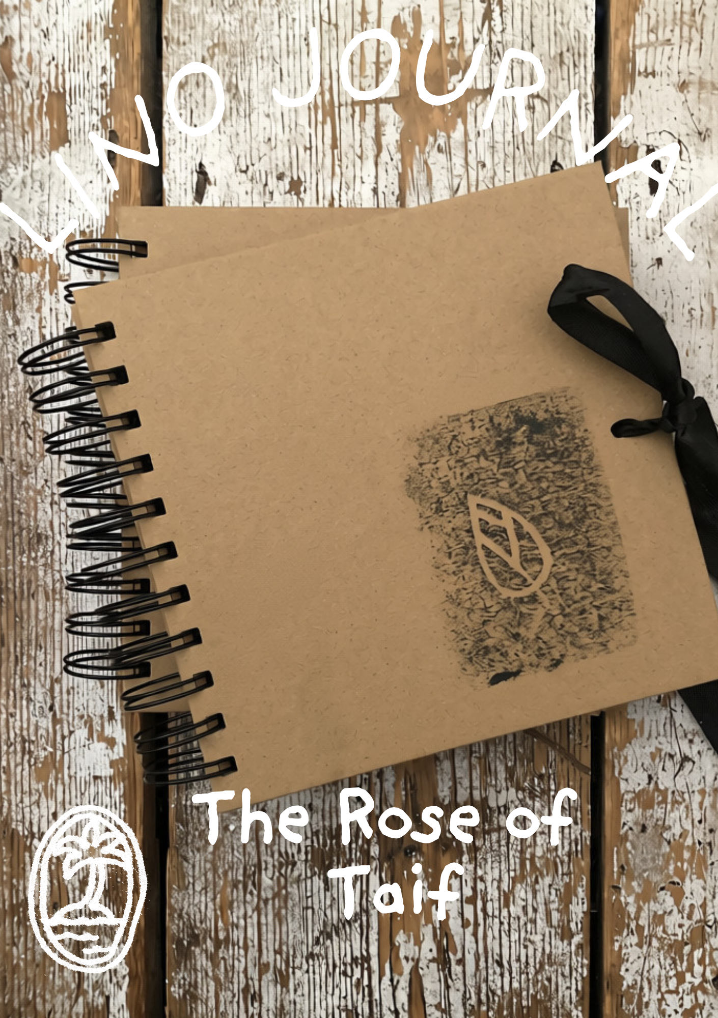 The Rose of Taif Lino-Printed Journal