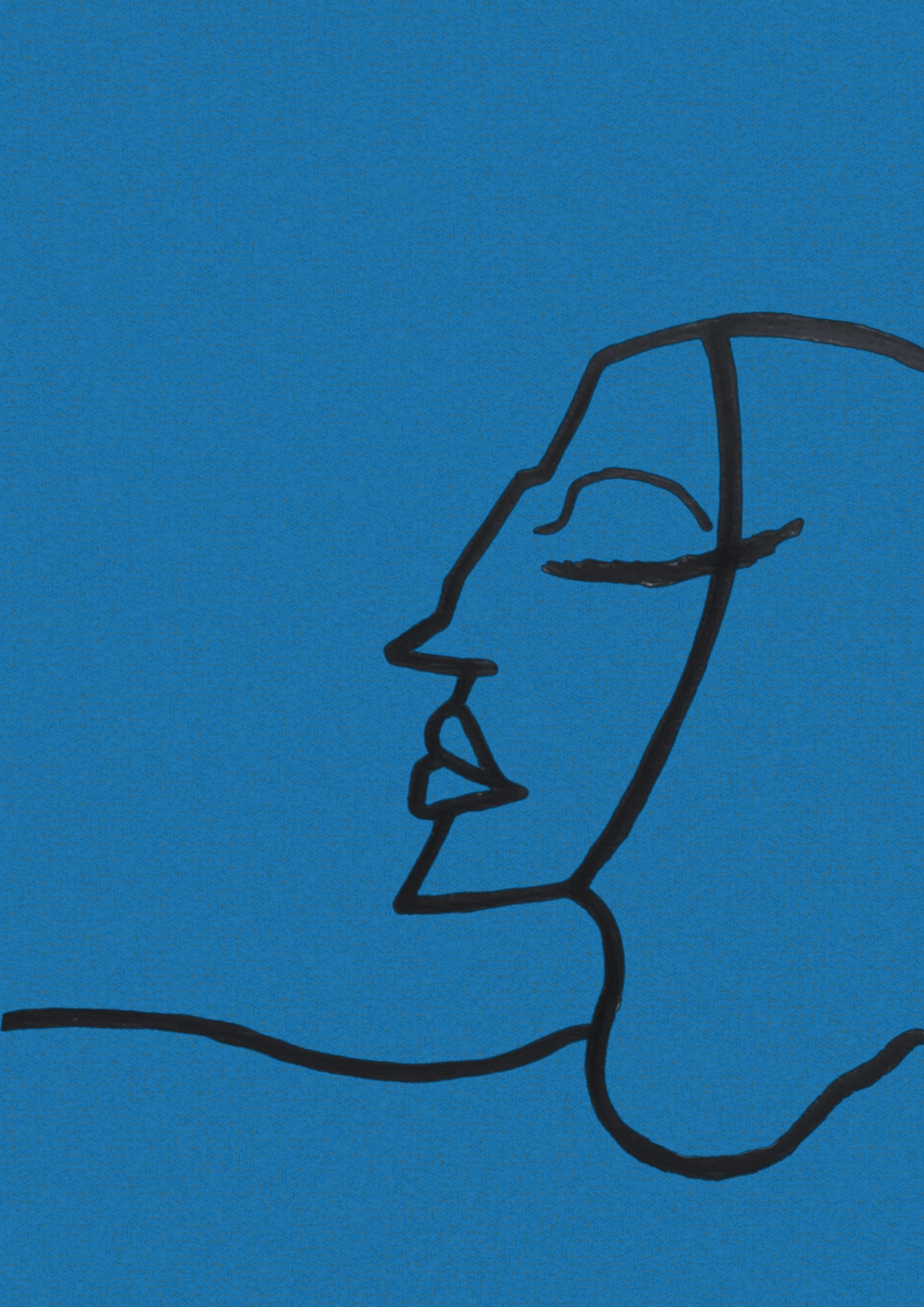 THE SWIMMER A5 PRINT