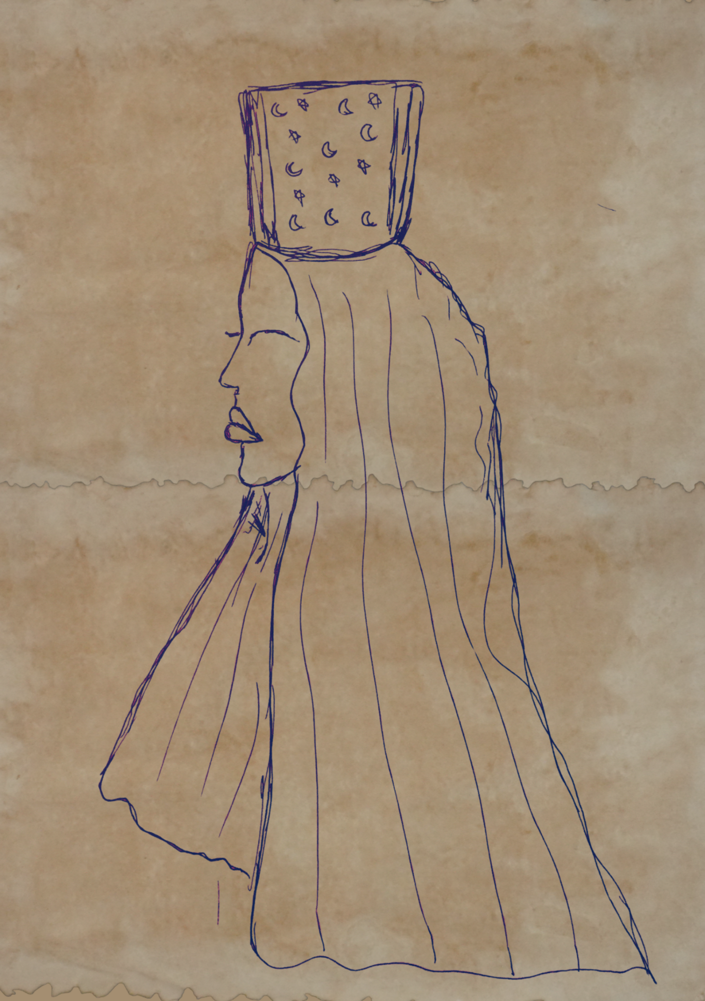 THE QUEEN'S PAPYRUS A5 PRINT