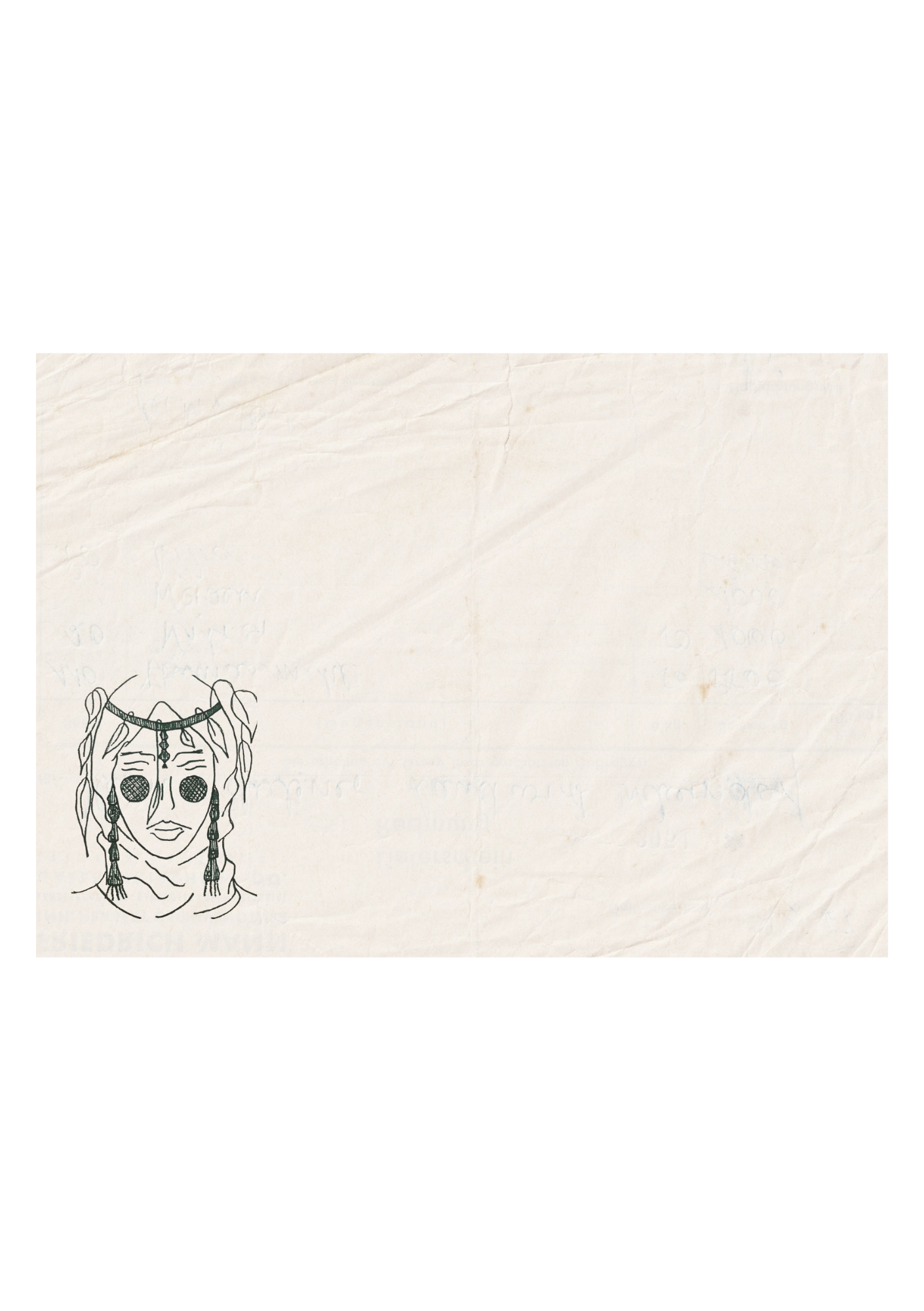 Earth Girl Postcard