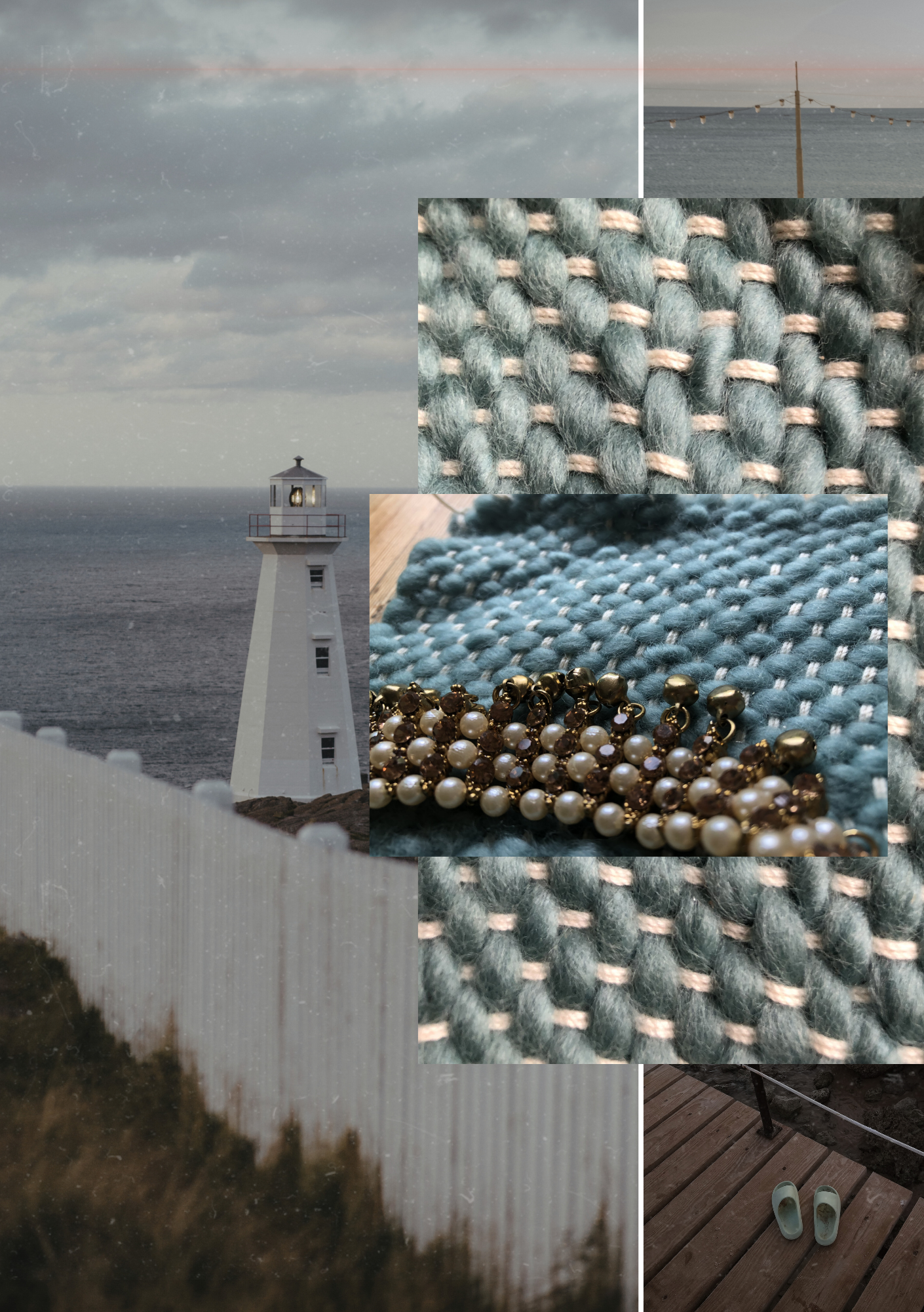 'Emerald Ocean' Loom Woven Jewellery Coaster