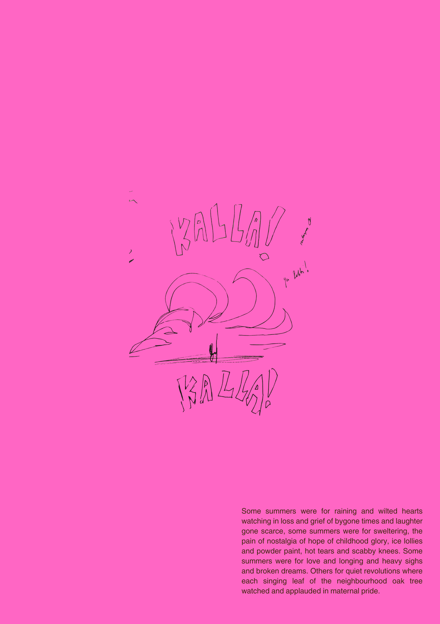 Revolutionary SUMMER A5 PRINT