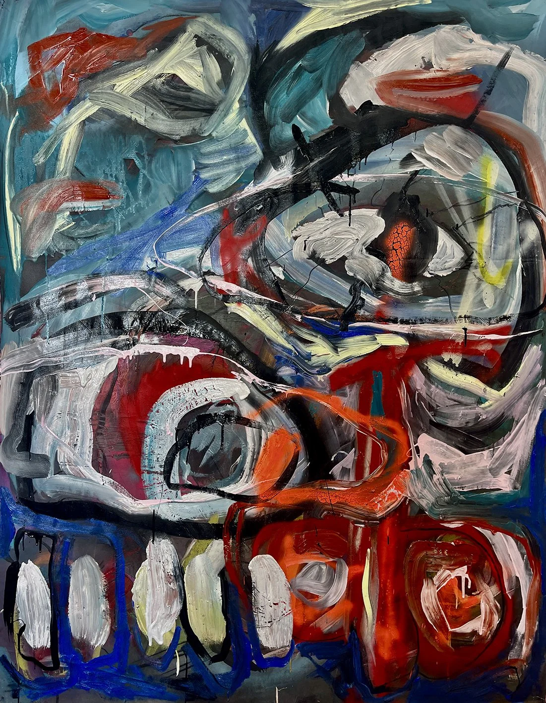 Lázaro. 2025. Técnica mixta. 164x125 cm.JPEG