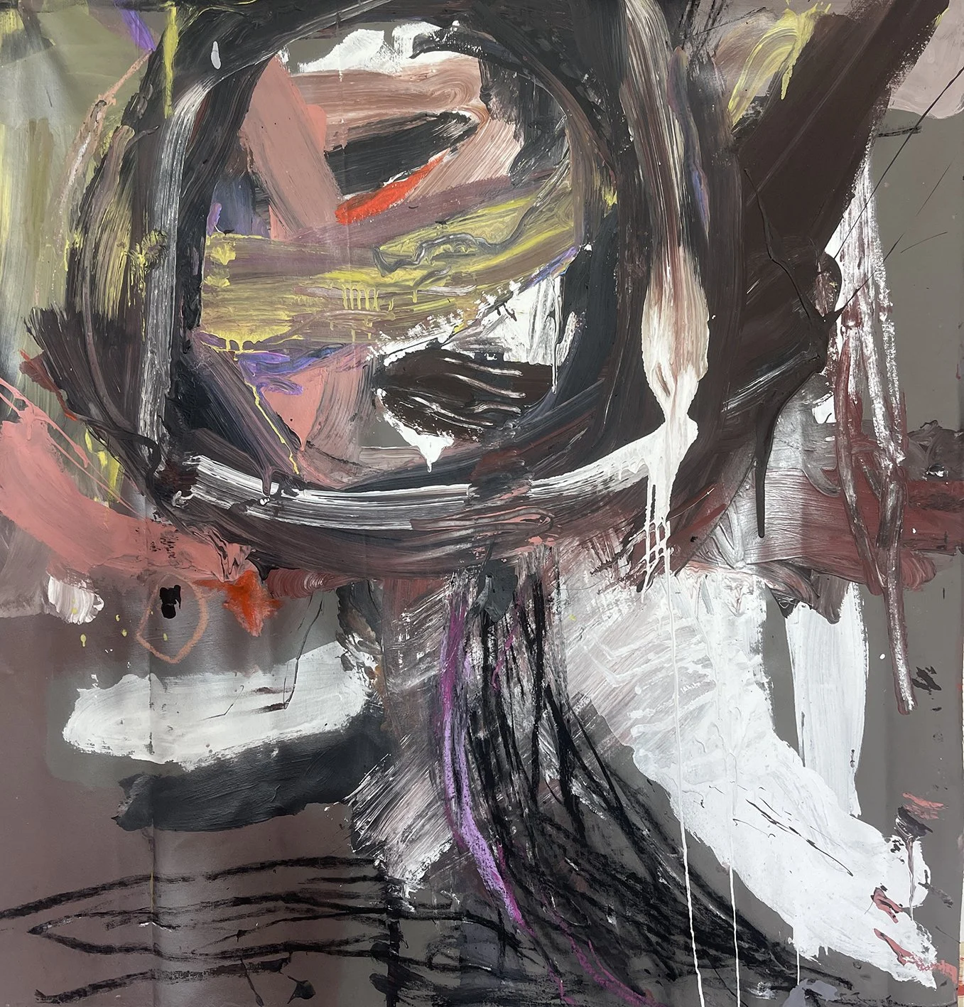 Flor. 2024. Técnica mixta. 140x132 cm.JPG