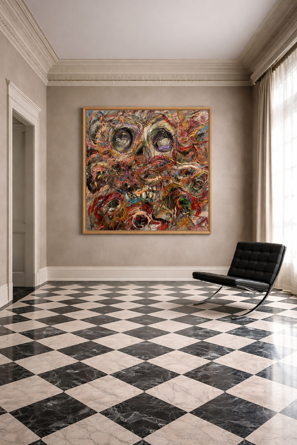 Hora. 2023. Técnica mixta. 151x149 cm (colocada).png