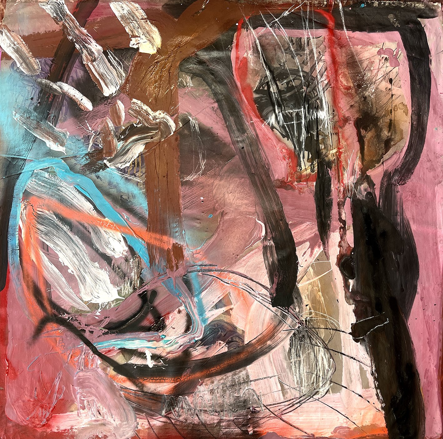 Cachetada. 2025. Técnica mixta. 151x157 cm.JPEG