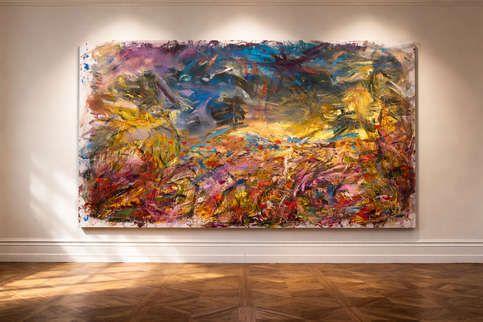 Campo caliente. 2023. Técnica mixta. 200x282 cm (colocada).png
