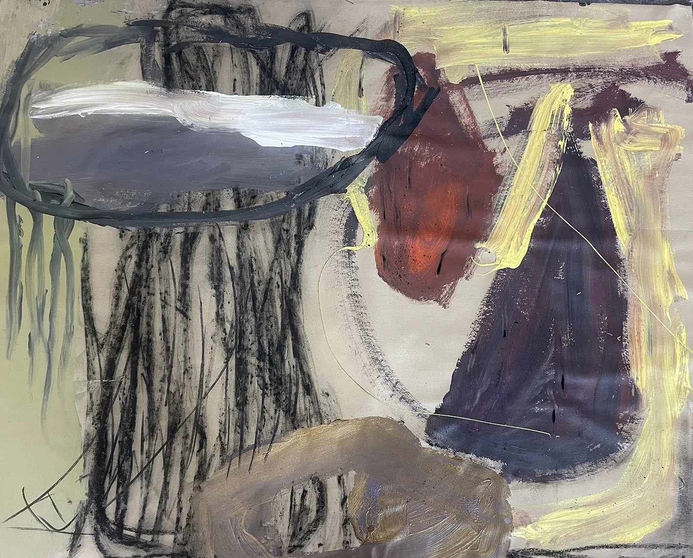 Criatura. 2024. Técnica mixta. 121x150 cm.JPG