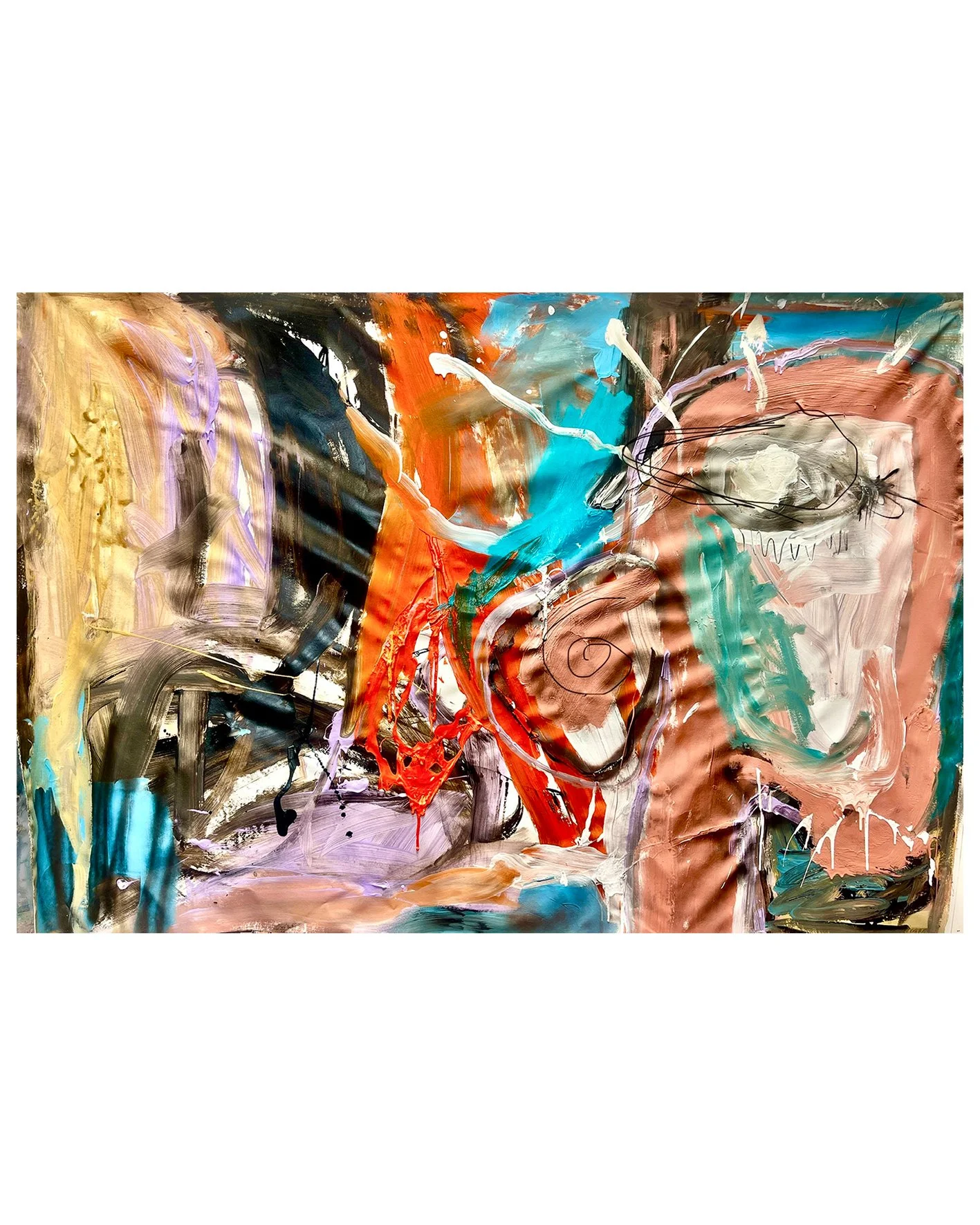 Human Song. 2025. Técnica mixta. 150x200 cm (fondo).jpg