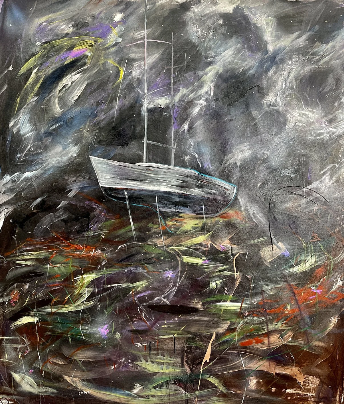 Dique seco. 2022. Técnica mixta. 180 x155 cm.jpg