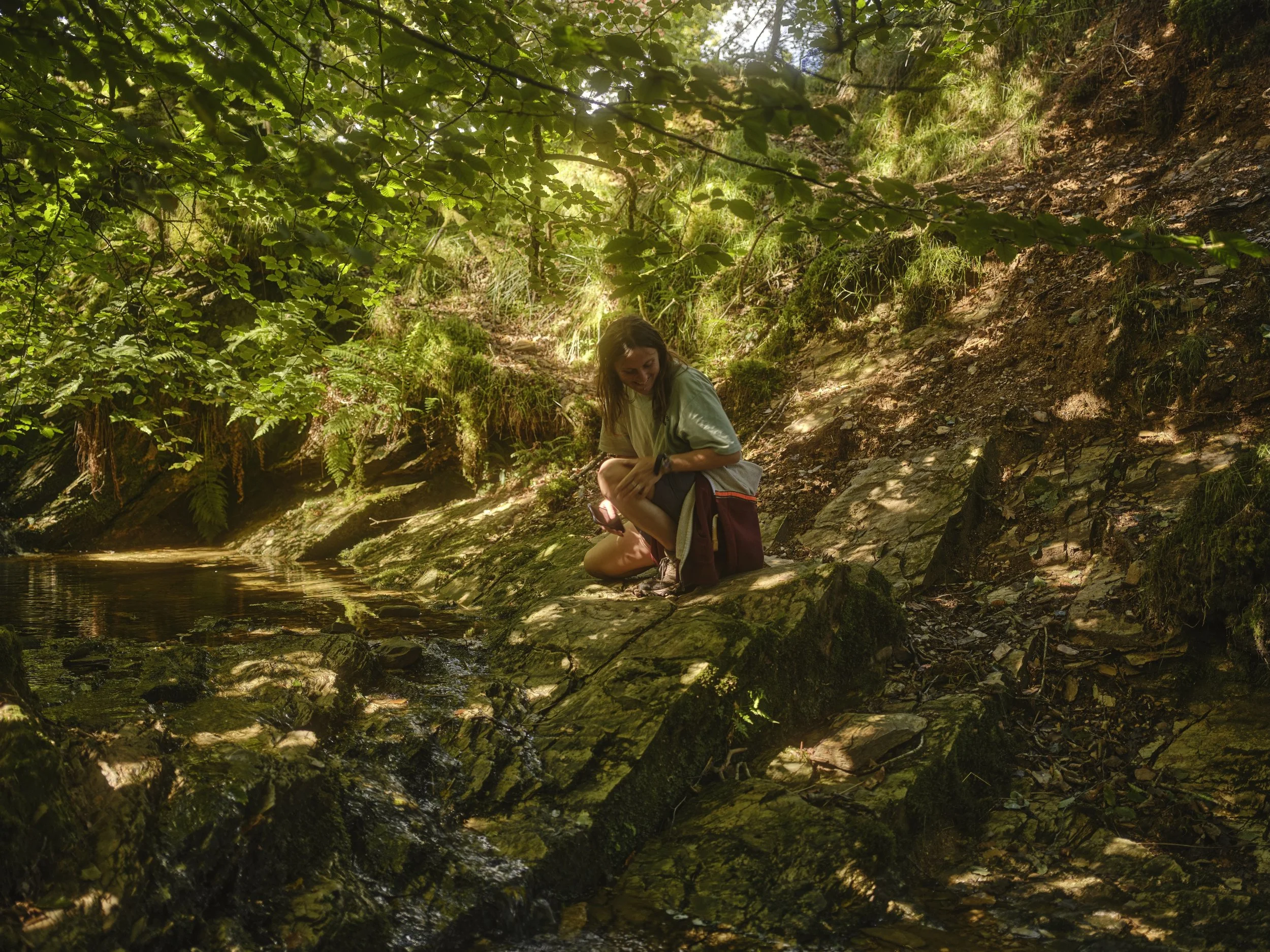 (c) Laurence Cummins Photography - English specialist medium format wedding & portrait photography based in Somerset UK, covering all of England - Portrait of a nature lover in an ethereal dreamlike setting