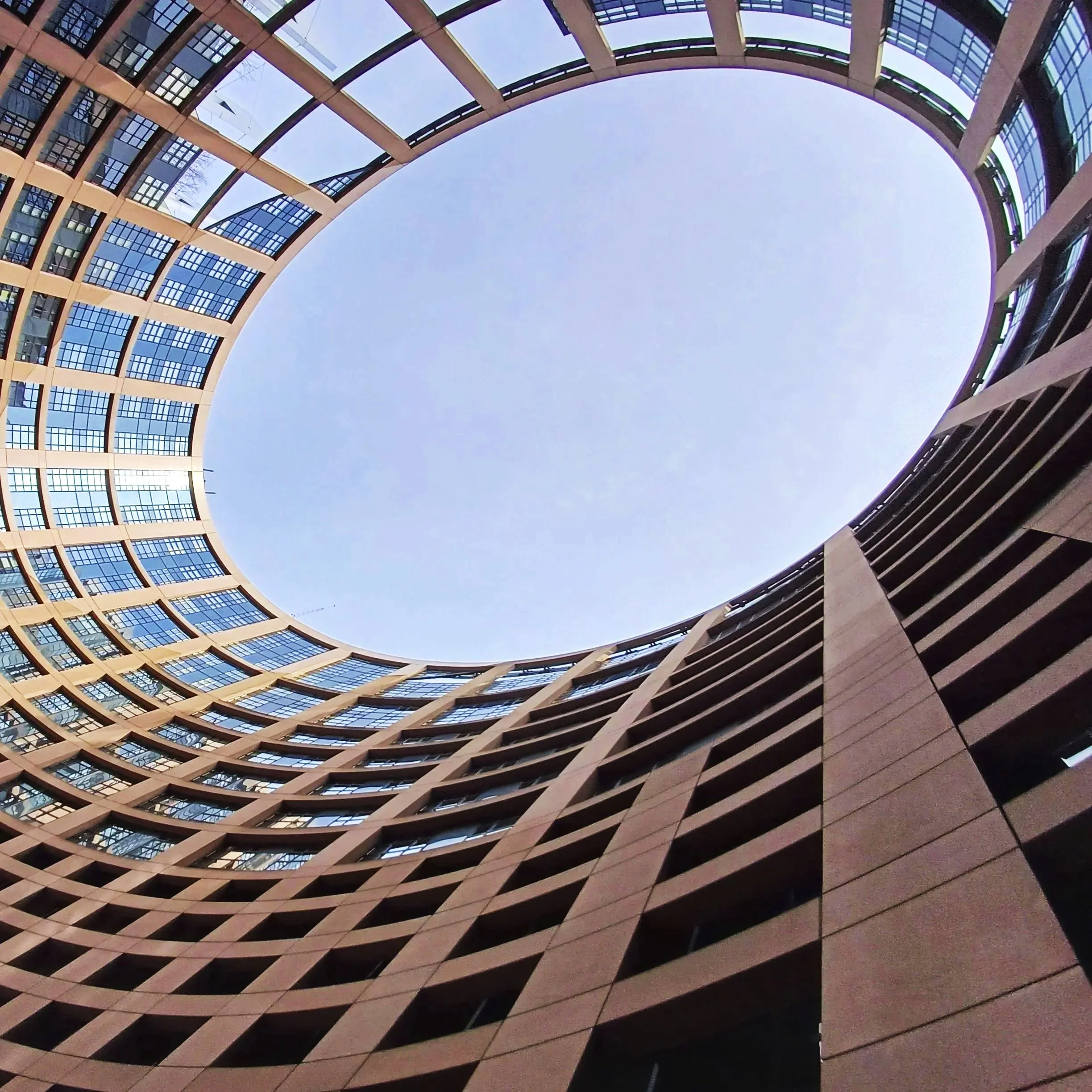 Le parlement européen à Strasbourg